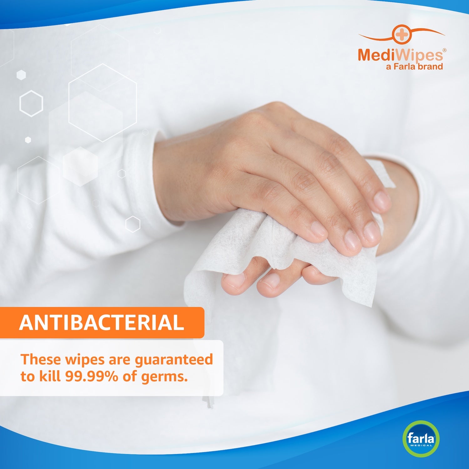 MediWipes Alcohol Free Surface Wipes | Moist | Medium | Pack of 200 (2)