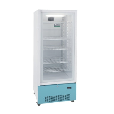 Lec PE1607C Freestanding Large Fridge | 444L | Glass Door