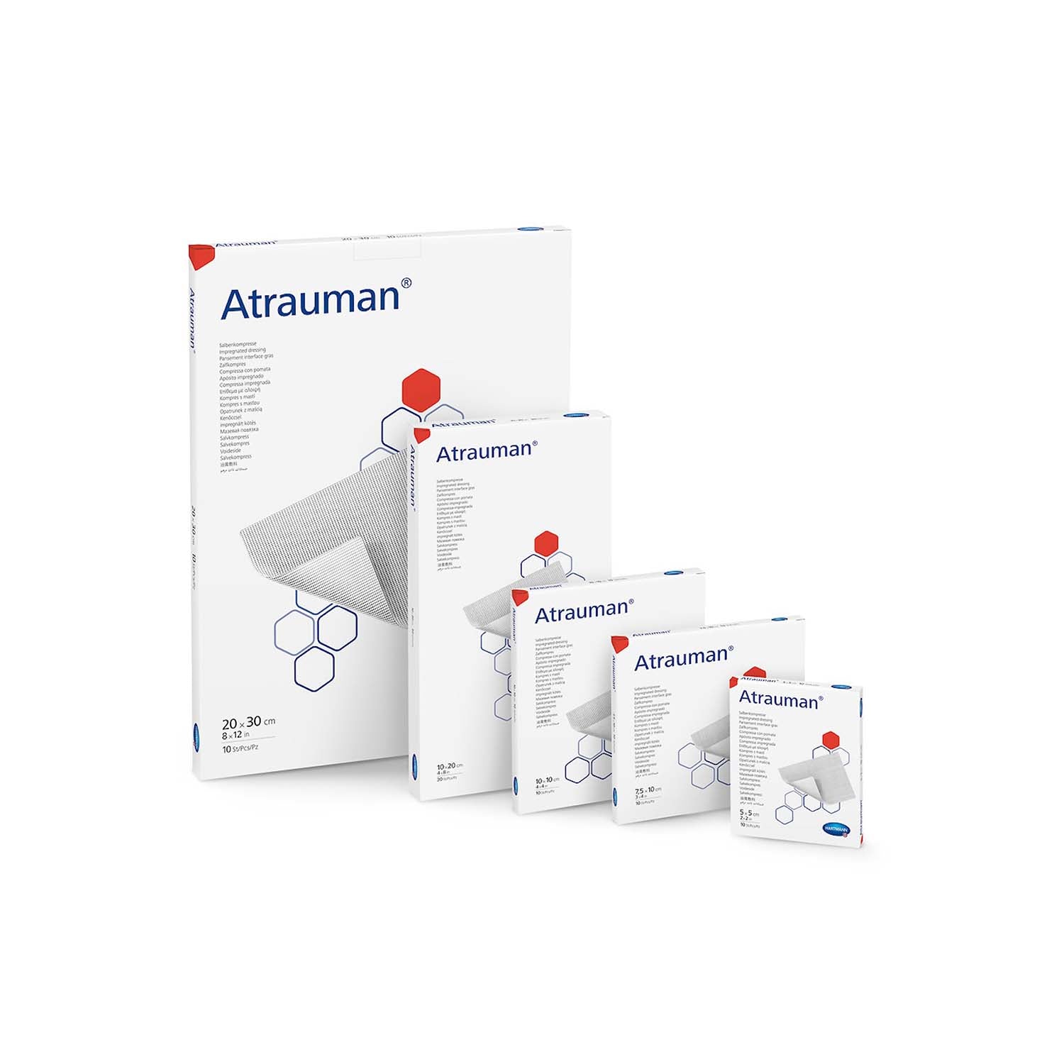 Hartmann Atrauman Impregnated Dressings | 7.5 x 10cm | Pack of 50 (1)