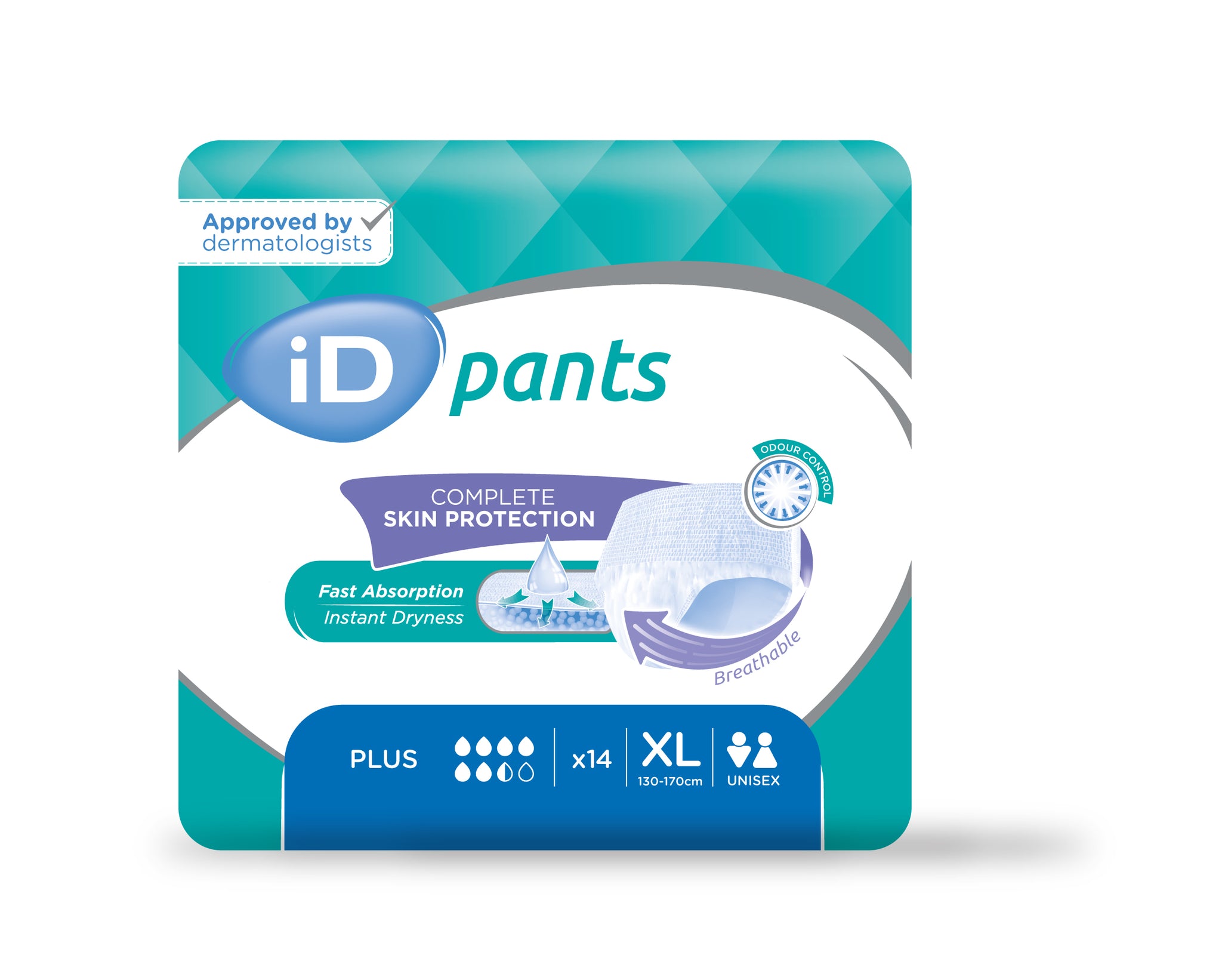 iD Pants Plus | Extra Large | Case of 4 Packs (14 Pieces / Pack) (2)