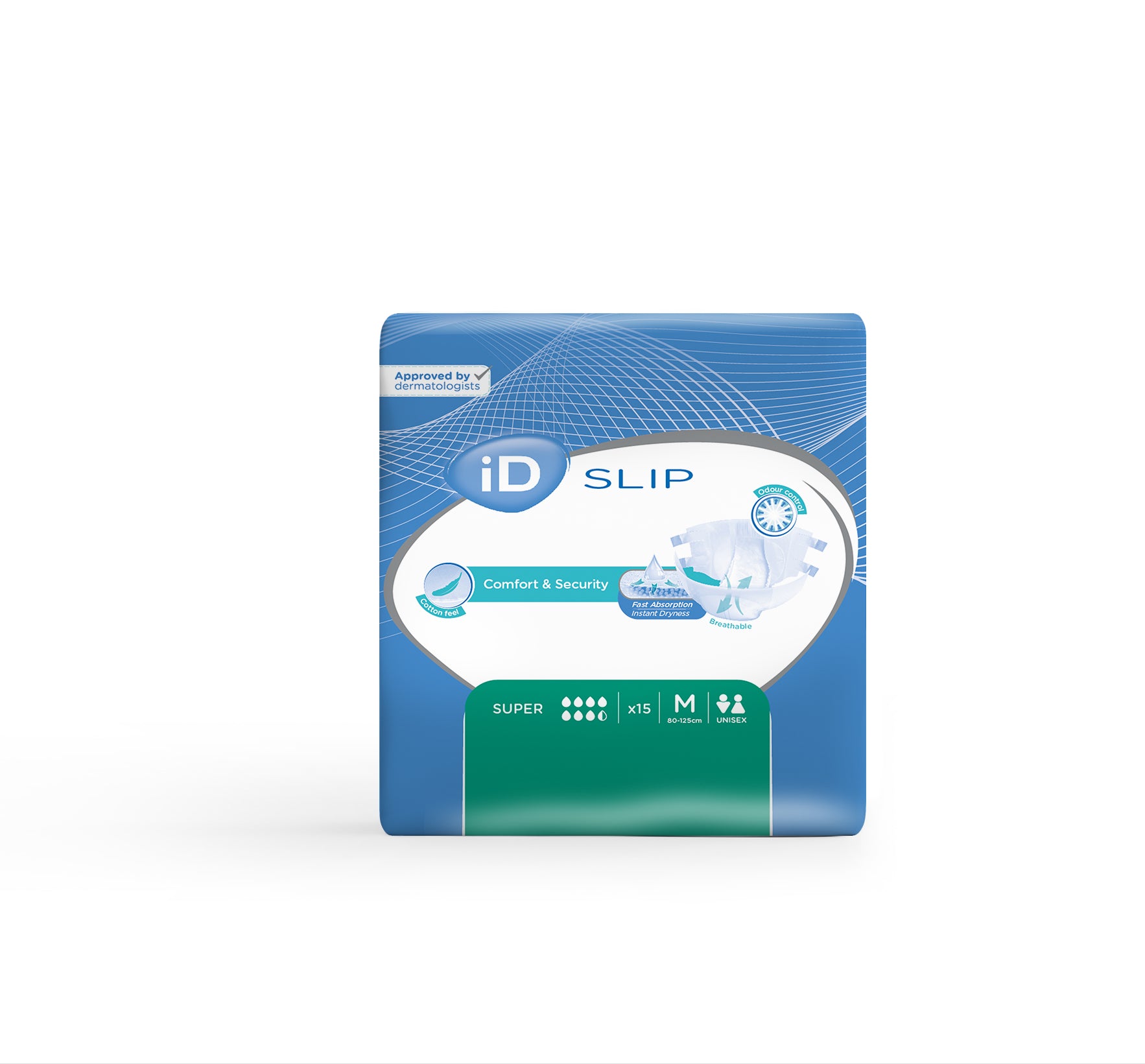 iD Slip TBS Super Medium | Pack of 15 | Case of 6 (15 x 6 Pieces) (1)