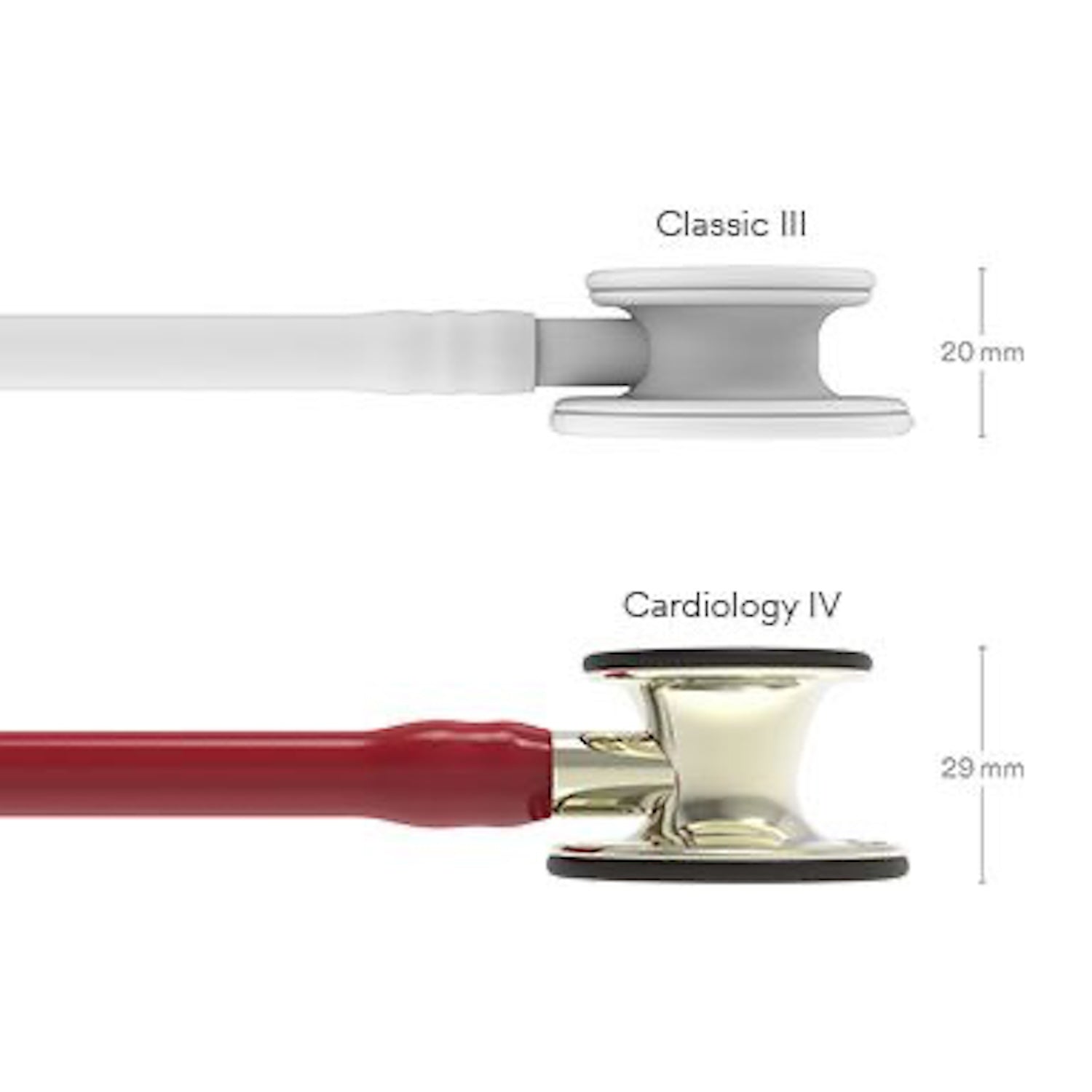 3M Littmann Cardiology IV Stethoscope | Champagne Chestpiece | Champagne Stem | Burgundy Tube (8)