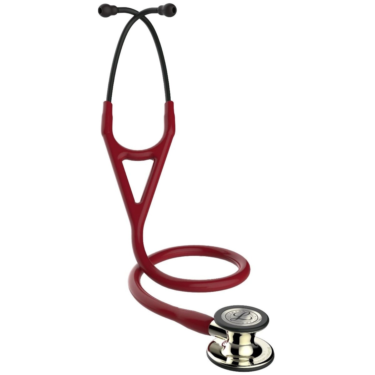 3M Littmann Cardiology IV Stethoscope | Champagne Chestpiece | Champagne Stem | Burgundy Tube (1)