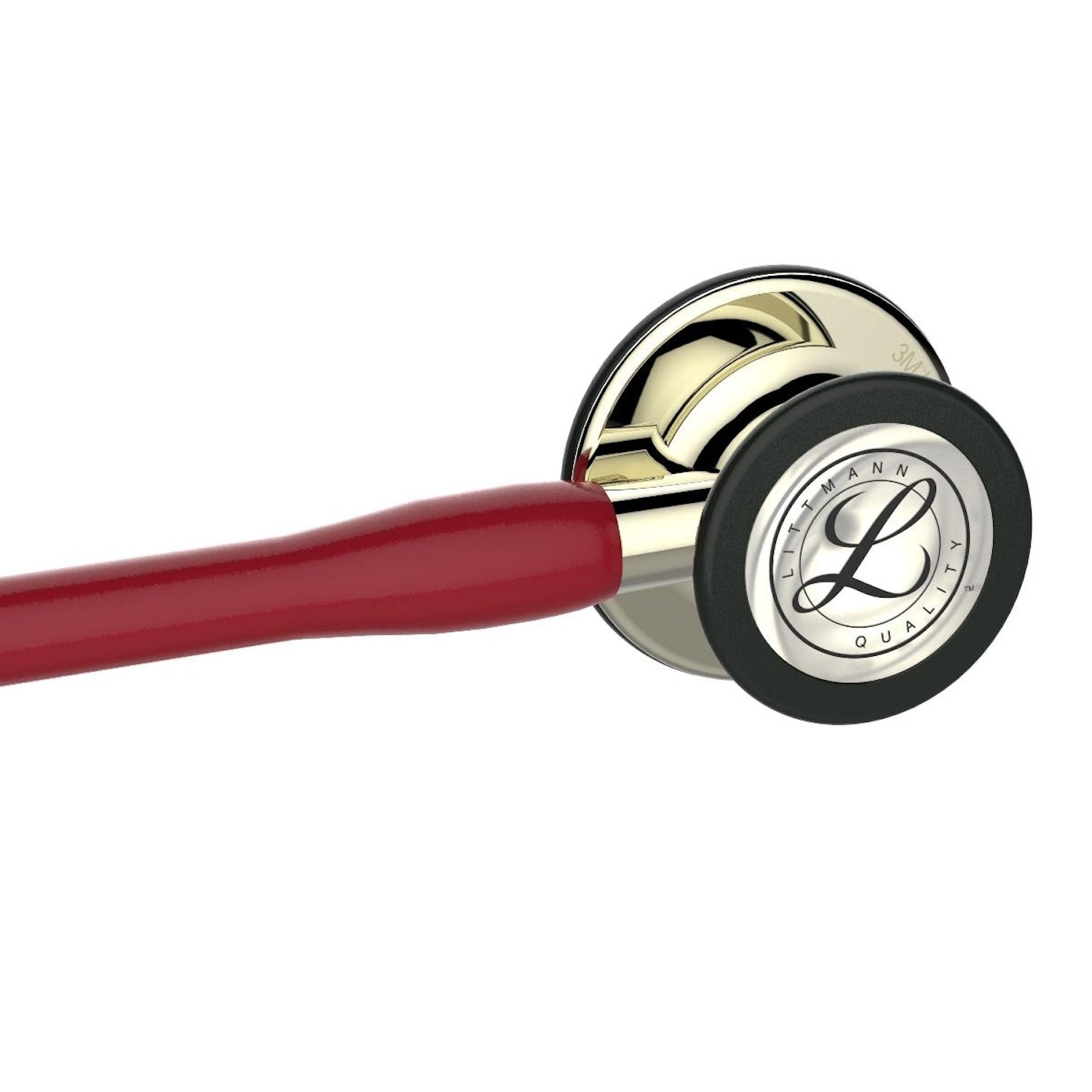 3M Littmann Cardiology IV Stethoscope | Champagne Chestpiece | Champagne Stem | Burgundy Tube (4)