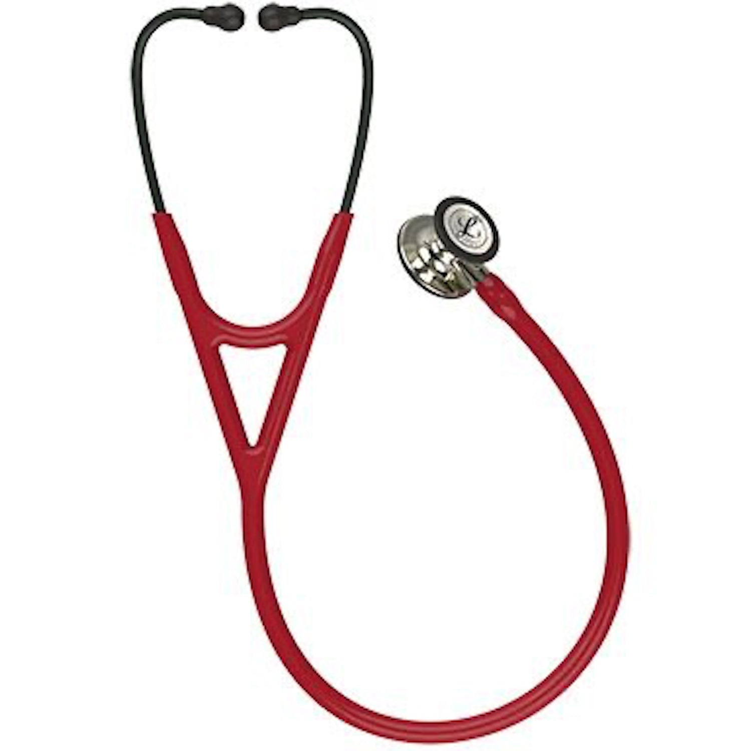 3M Littmann Cardiology IV Stethoscope | Champagne Chestpiece | Champagne Stem | Burgundy Tube (7)