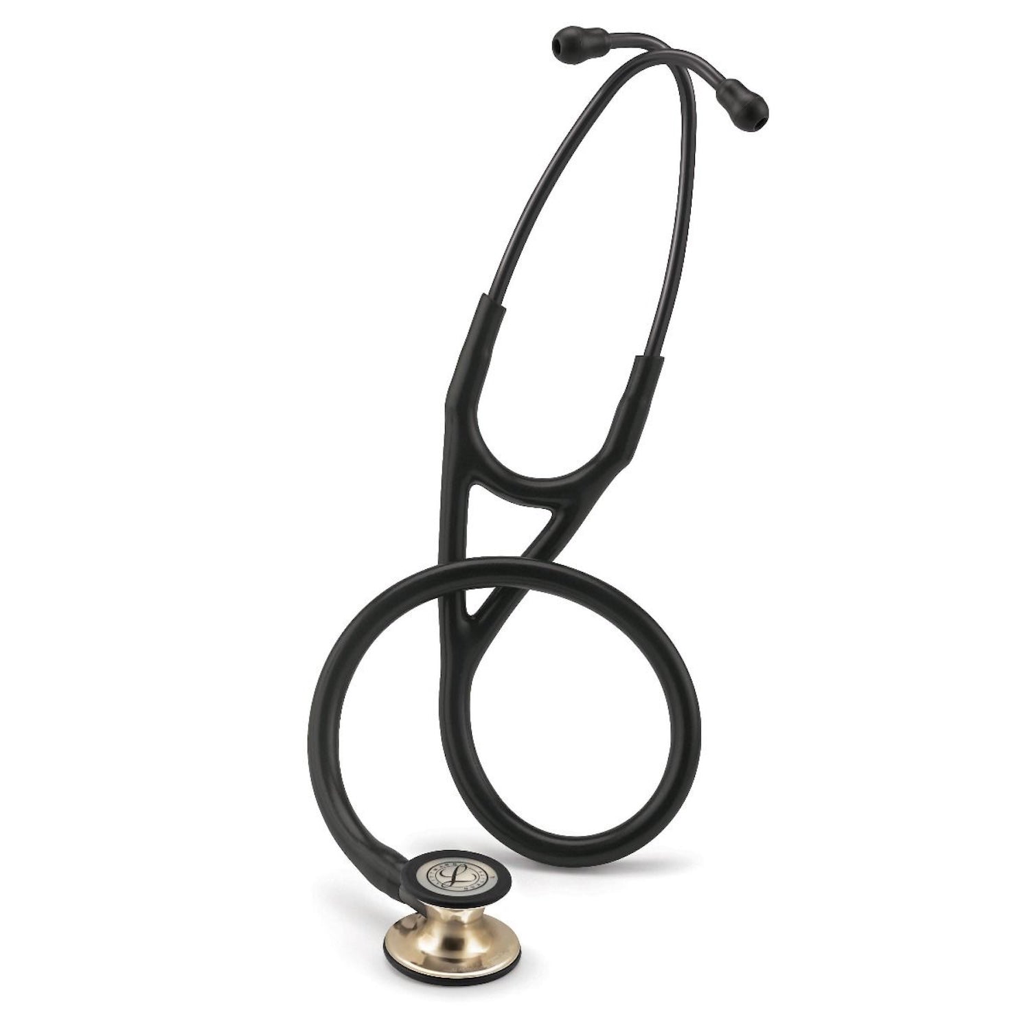 3M Littmann Cardiology IV Stethoscope | Champagne Finish Chestpiece | Black Tube (1)