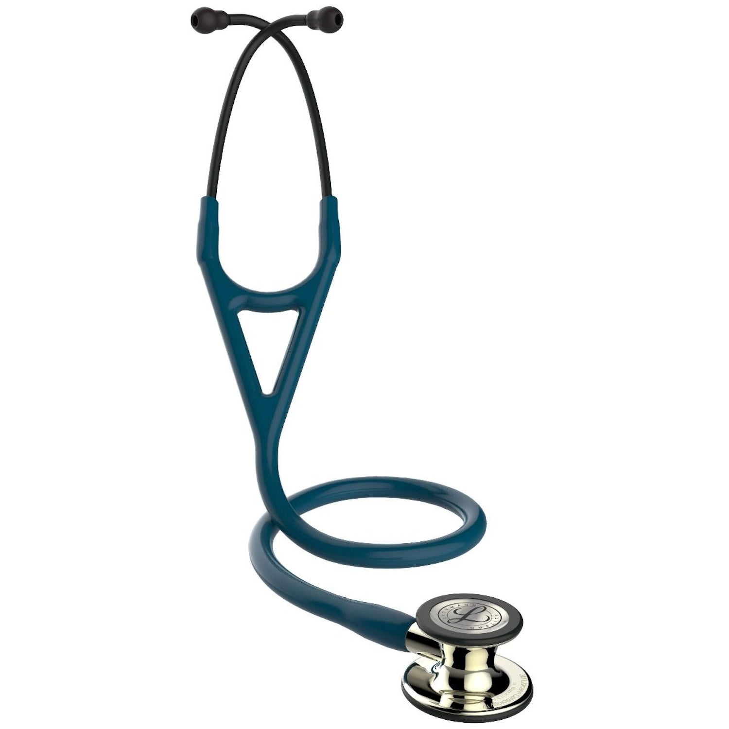 3M Littmann Cardiology IV Stethoscope | Champagne Chestpiece | Caribbean Blue Tube (1)