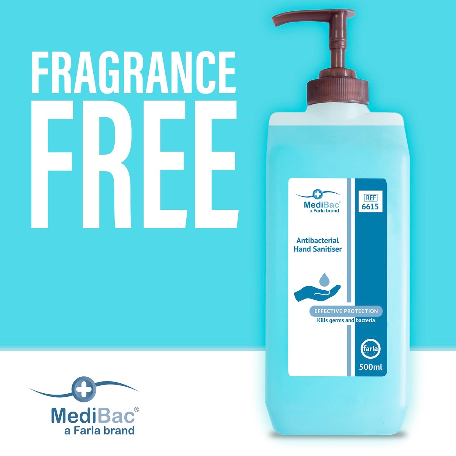 MediBac Hand Sanitiser | Alcohol Based | Pump Dispenser | 500ml (2)