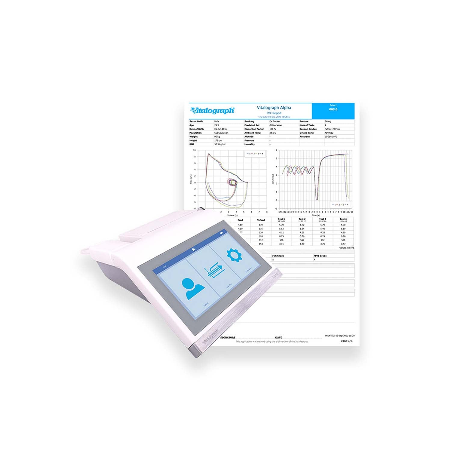 Vitalograph Alpha Spirometer (1)