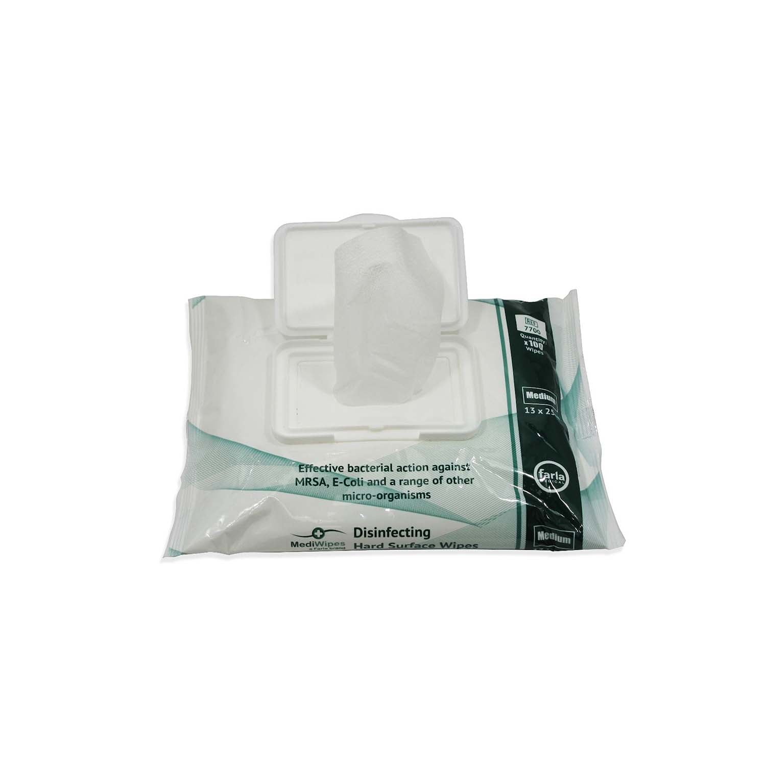 MediWipes Alcohol based Hard Surface Wipes | Medium | Pack of 100 (1)