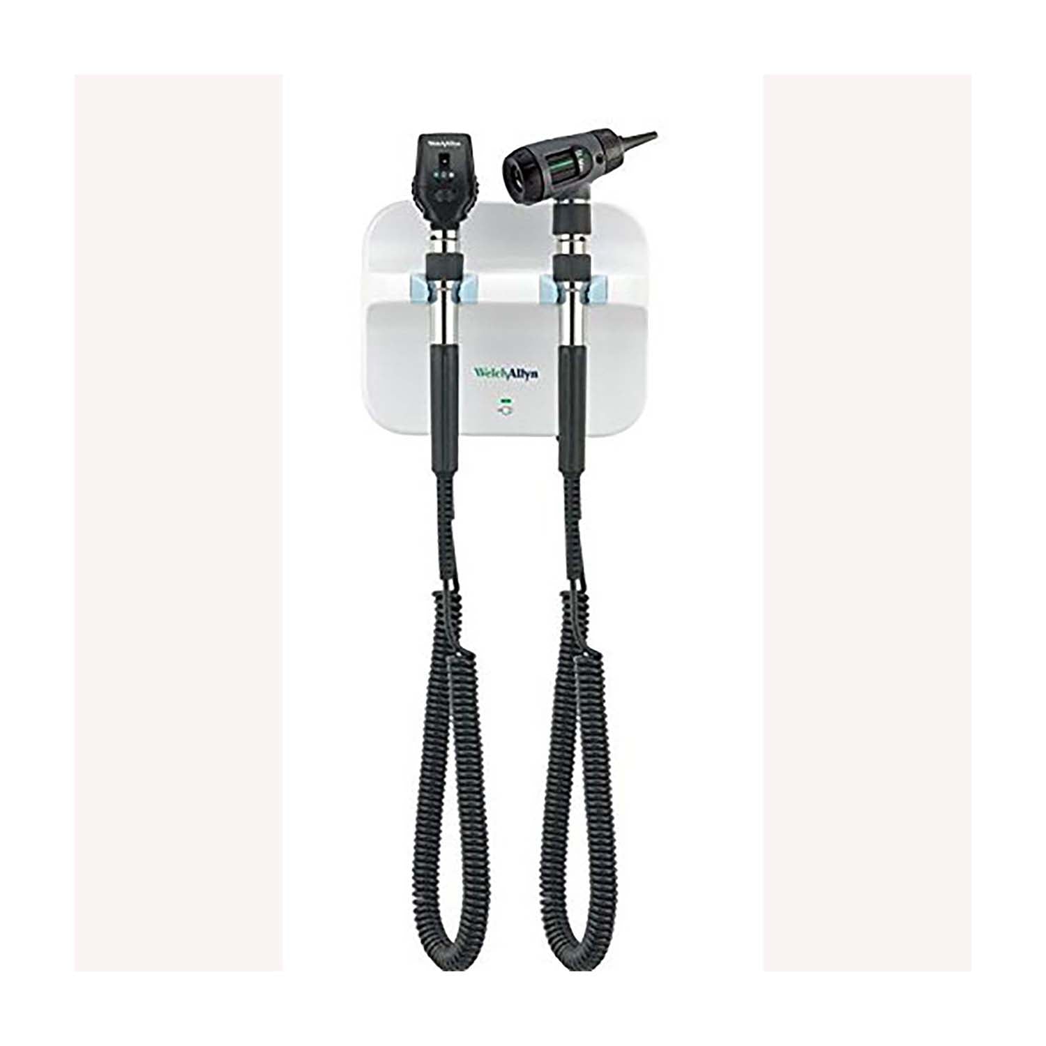 Image of Welch Allyn Green Series 777 Integrated Wall System - LED Coaxial Oph & Diagnostic Otoscope