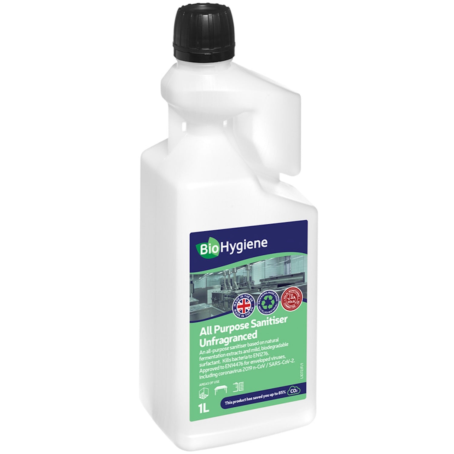 BioHygiene All Purpose Sanitiser Concentrate Unfragranced | 1L | Single