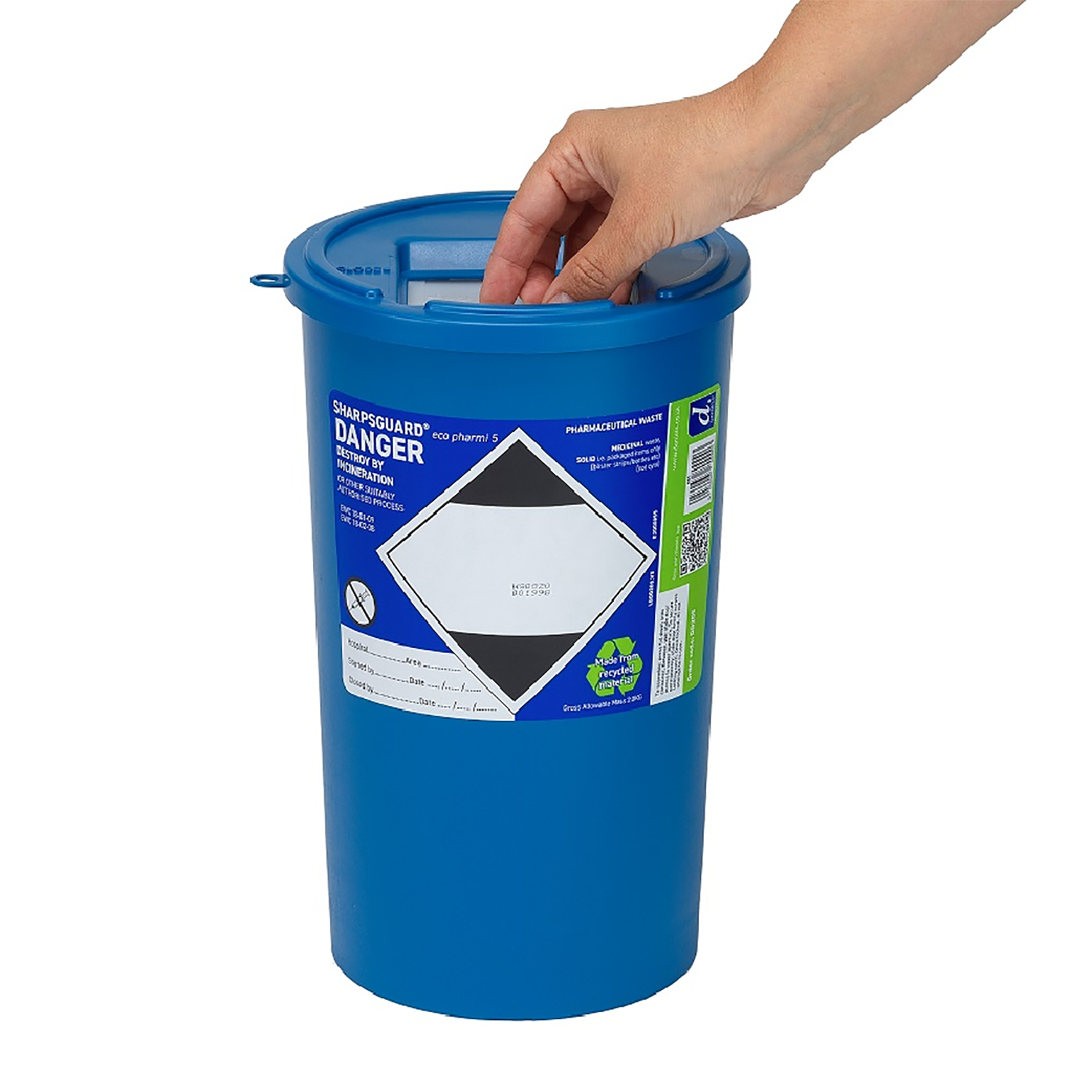 Sharpsguard eco pharmi 5 | 5L | Blue Lid