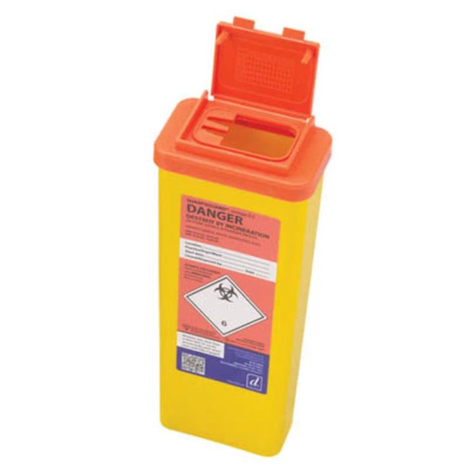 Sharpsguard Orange Sharps Bin | 0.5L Needle Remover