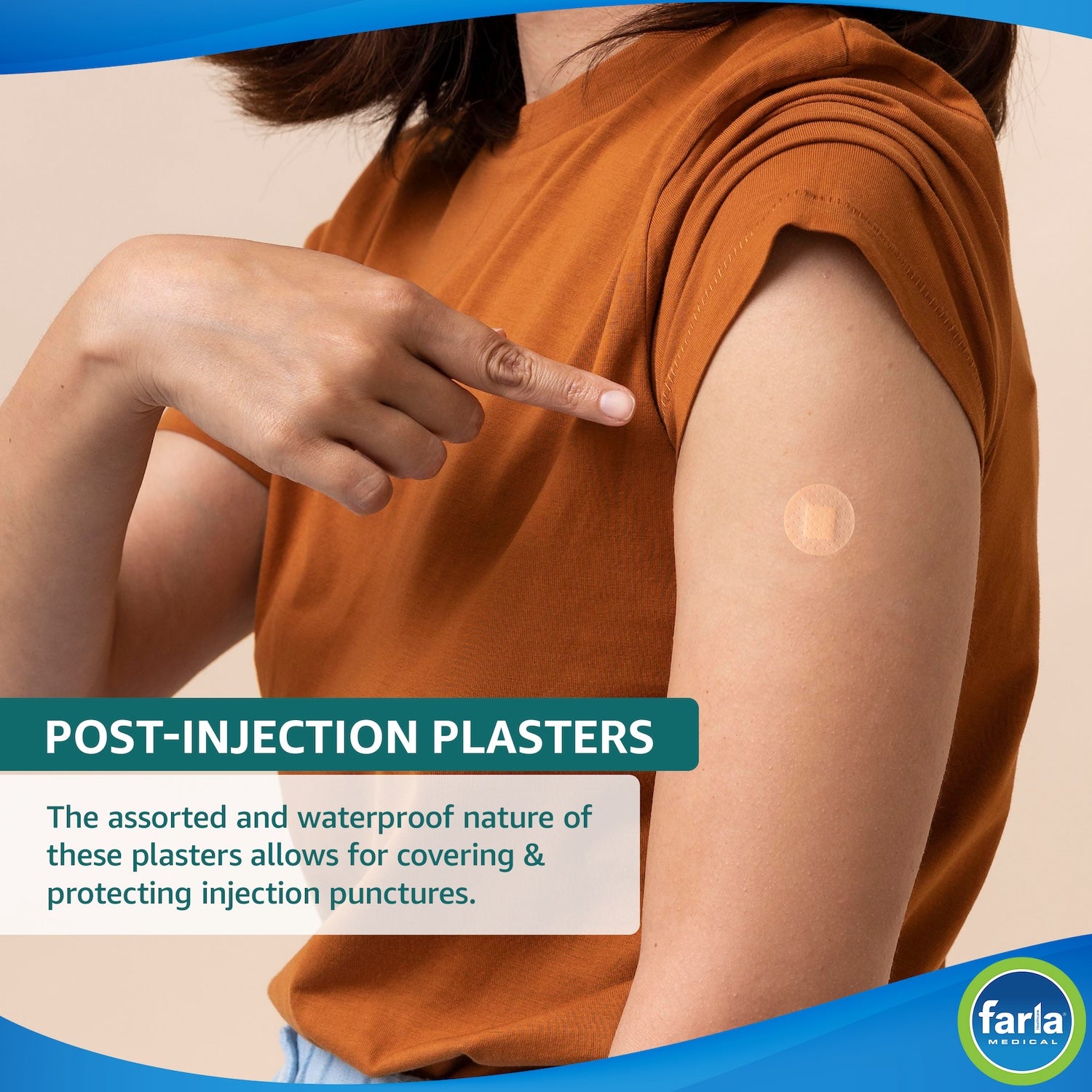 MediRange Assorted Plasters | Washproof | Pack of 100 (3)