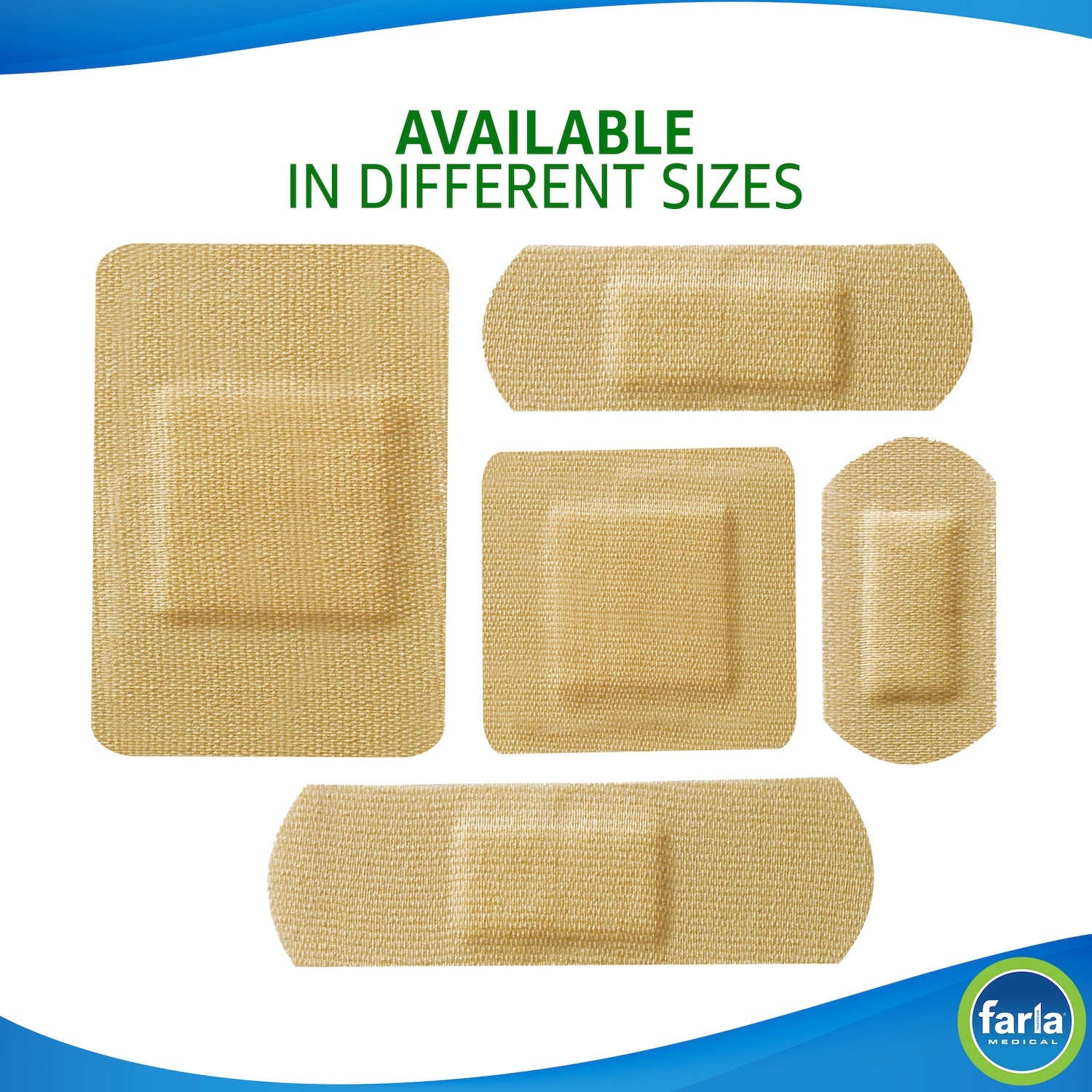 MediRange Assorted Plasters | Stretch Fabric | Pack of 100 (6)