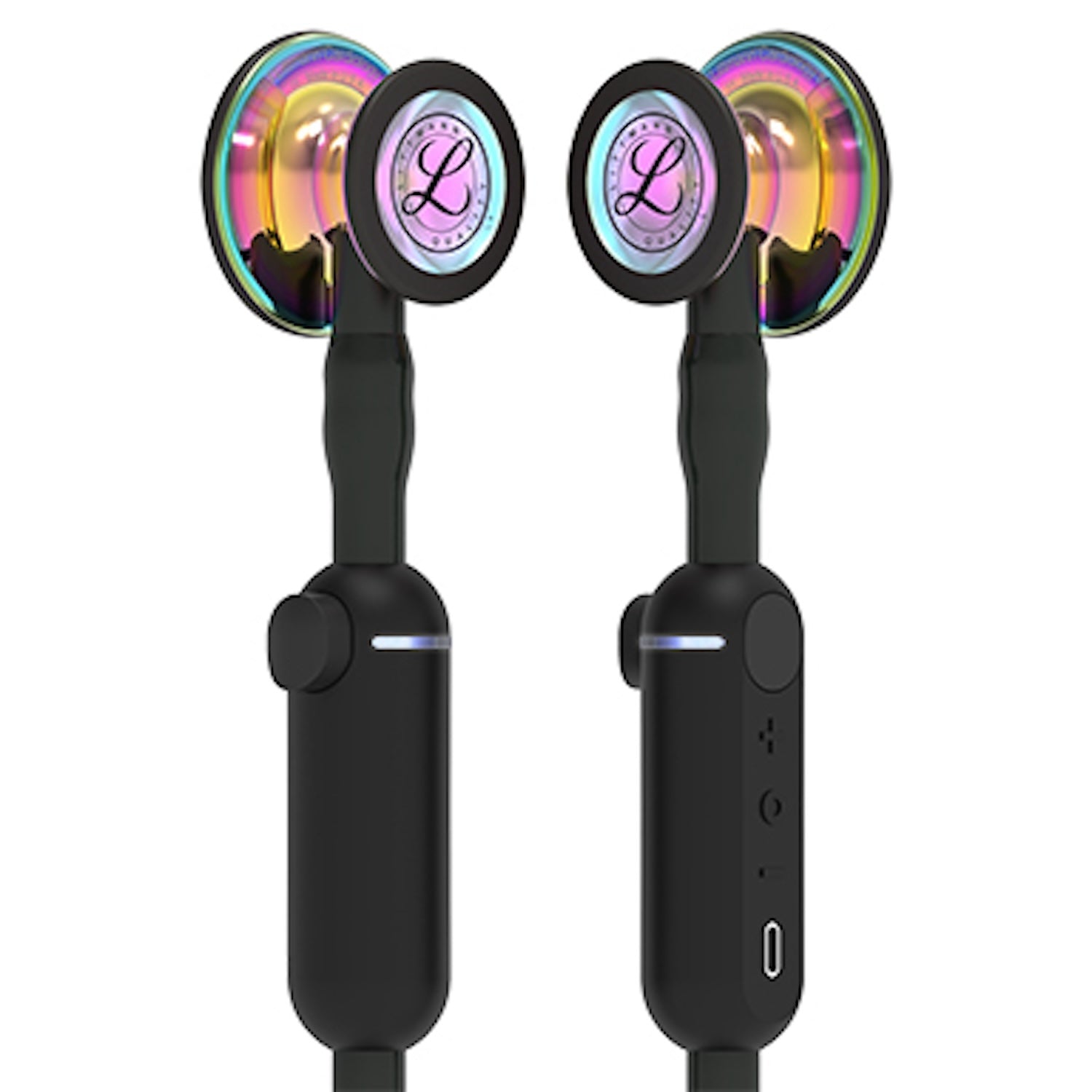 3M Littmann CORE Digital Stethoscope | High Polish Rainbow Chestpiece,
