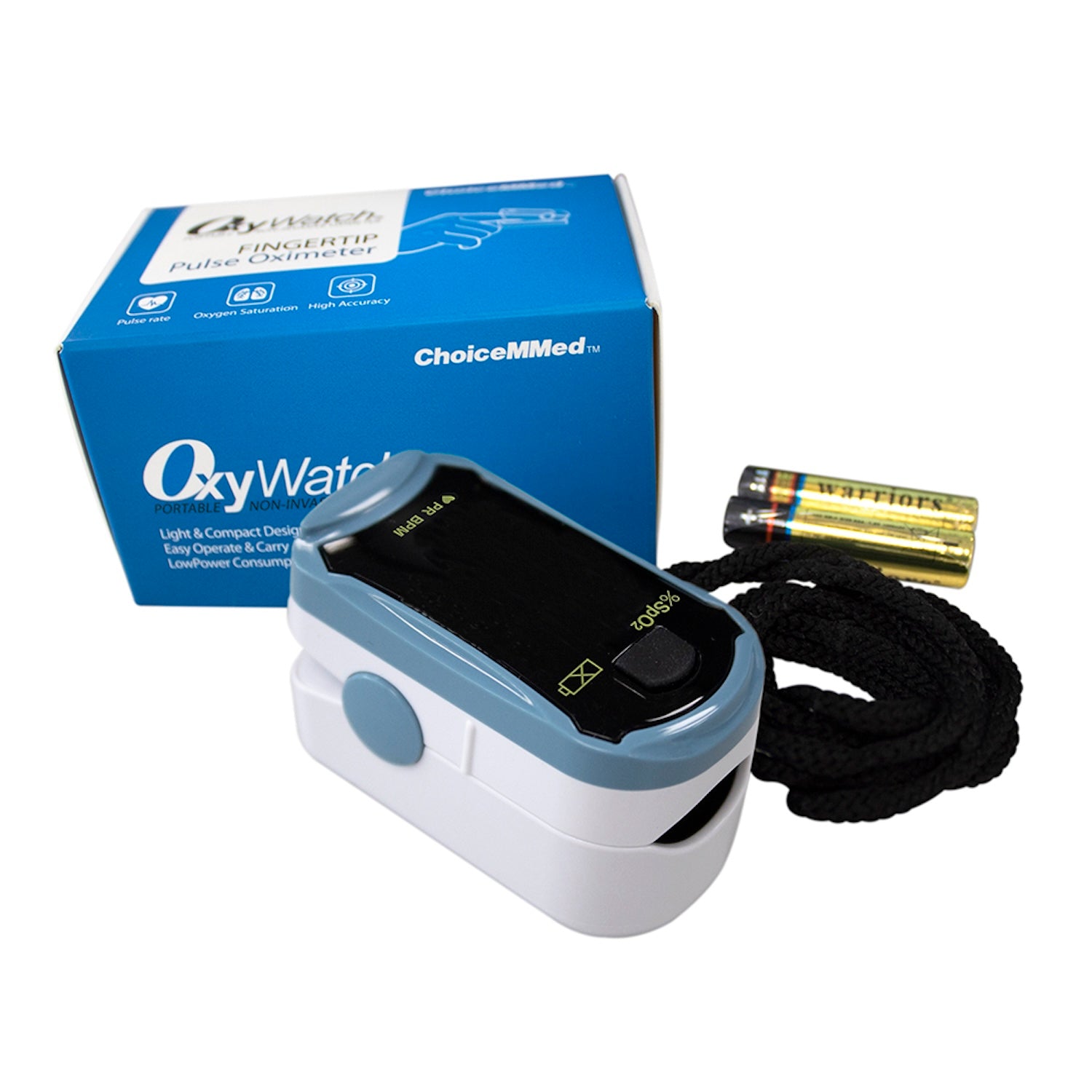 ChoiceMMed Adult Fingertip Pulse Oximeter (1)