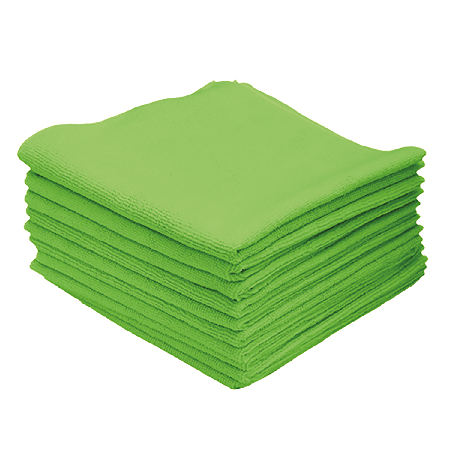 Microfibre Cloth | Green | 200gsm | Pack of 10