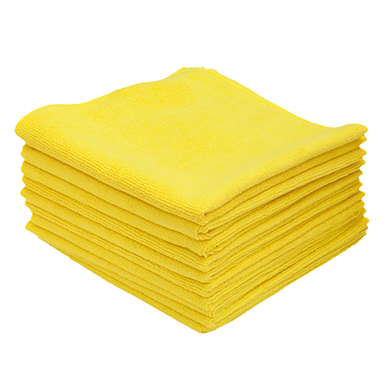 Microfibre Cloth | Yellow | 200gsm | Pack of 10