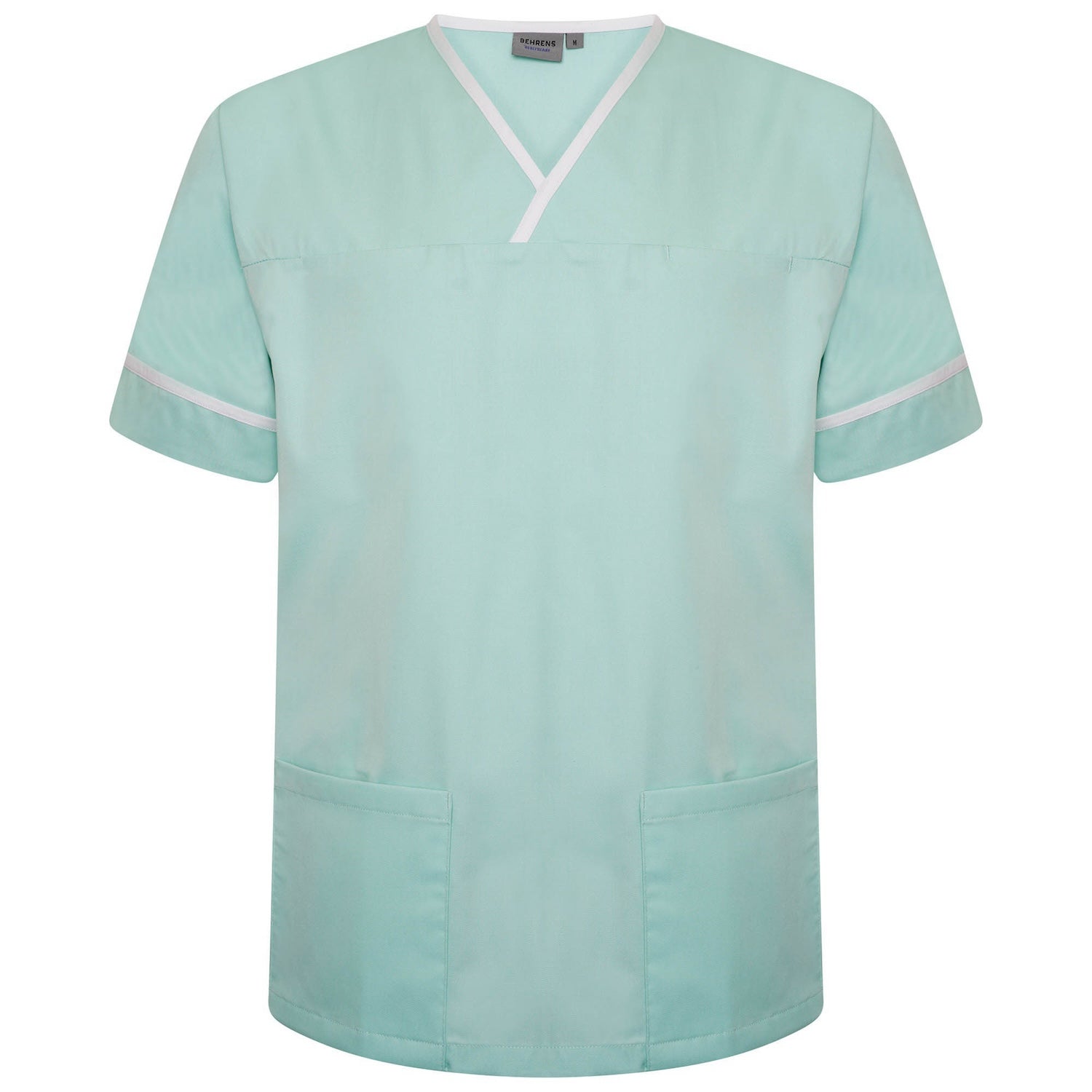 Contrast Trim Smart Scrub Top (14)