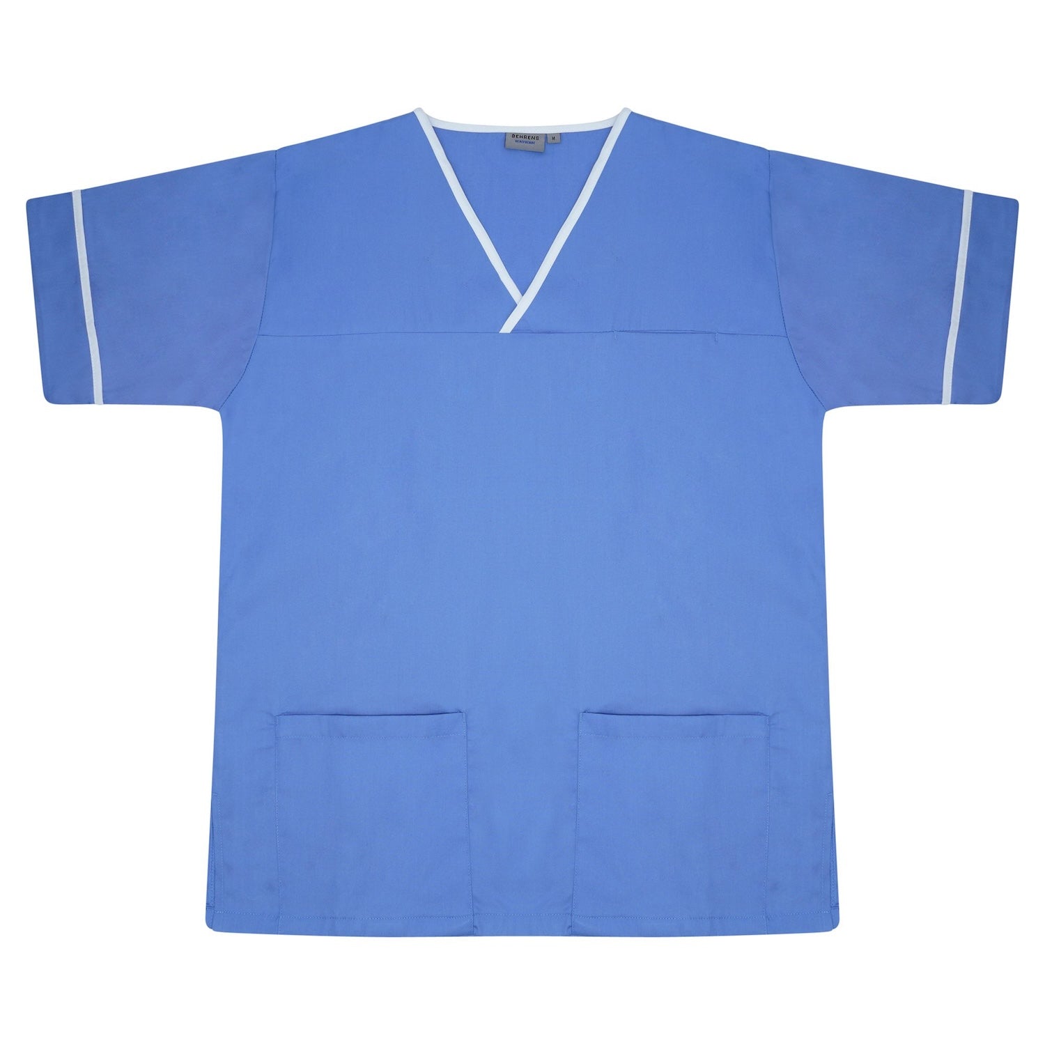 Contrast Trim Smart Scrub Top (10)