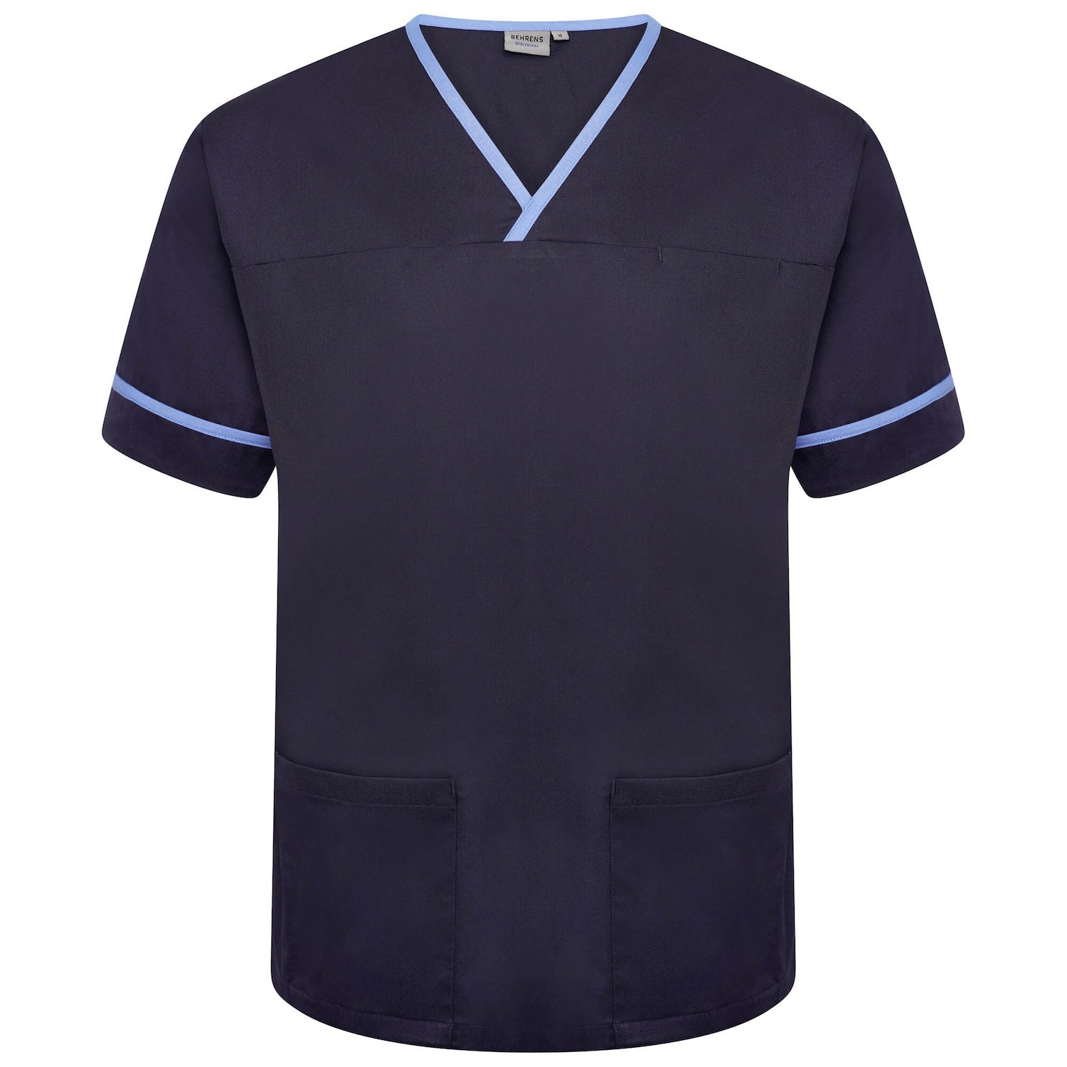 Contrast Trim Smart Scrub Top (8)