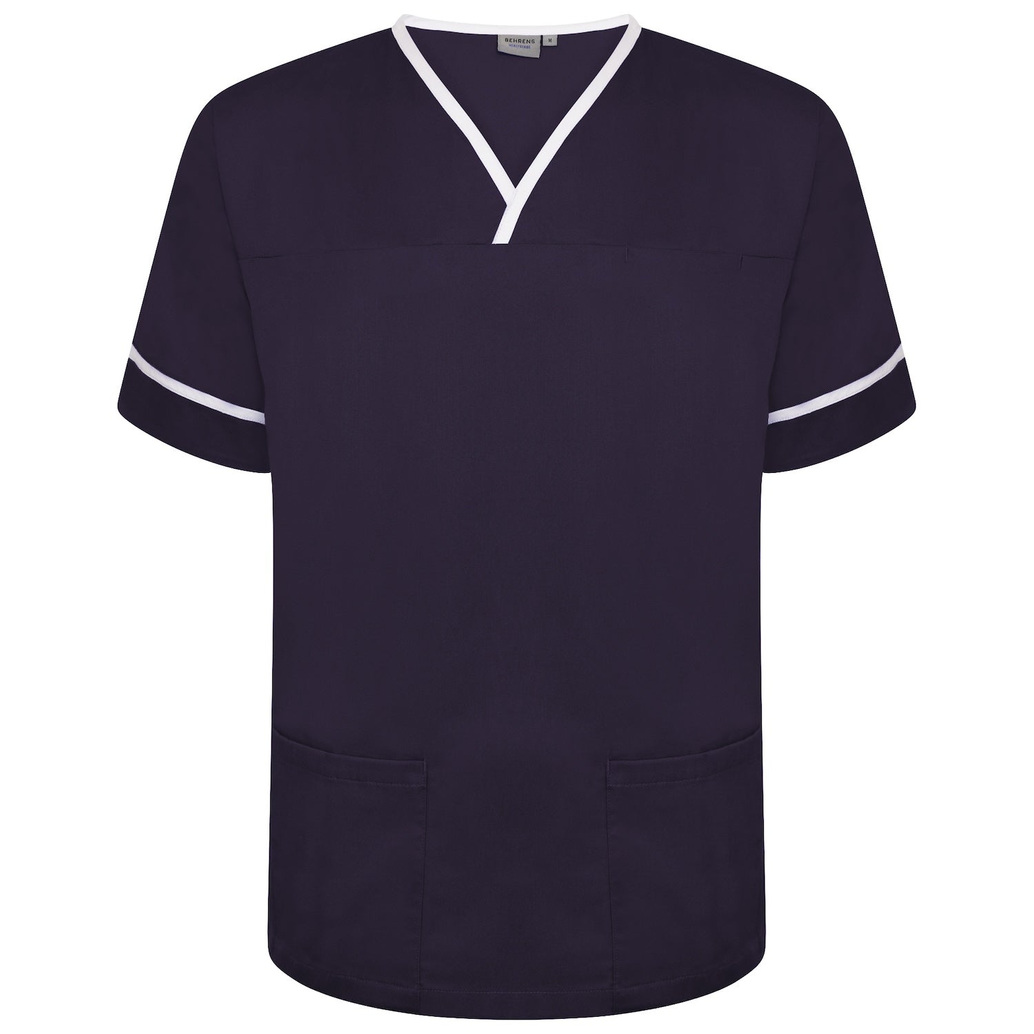 Contrast Trim Smart Scrub Top (7)