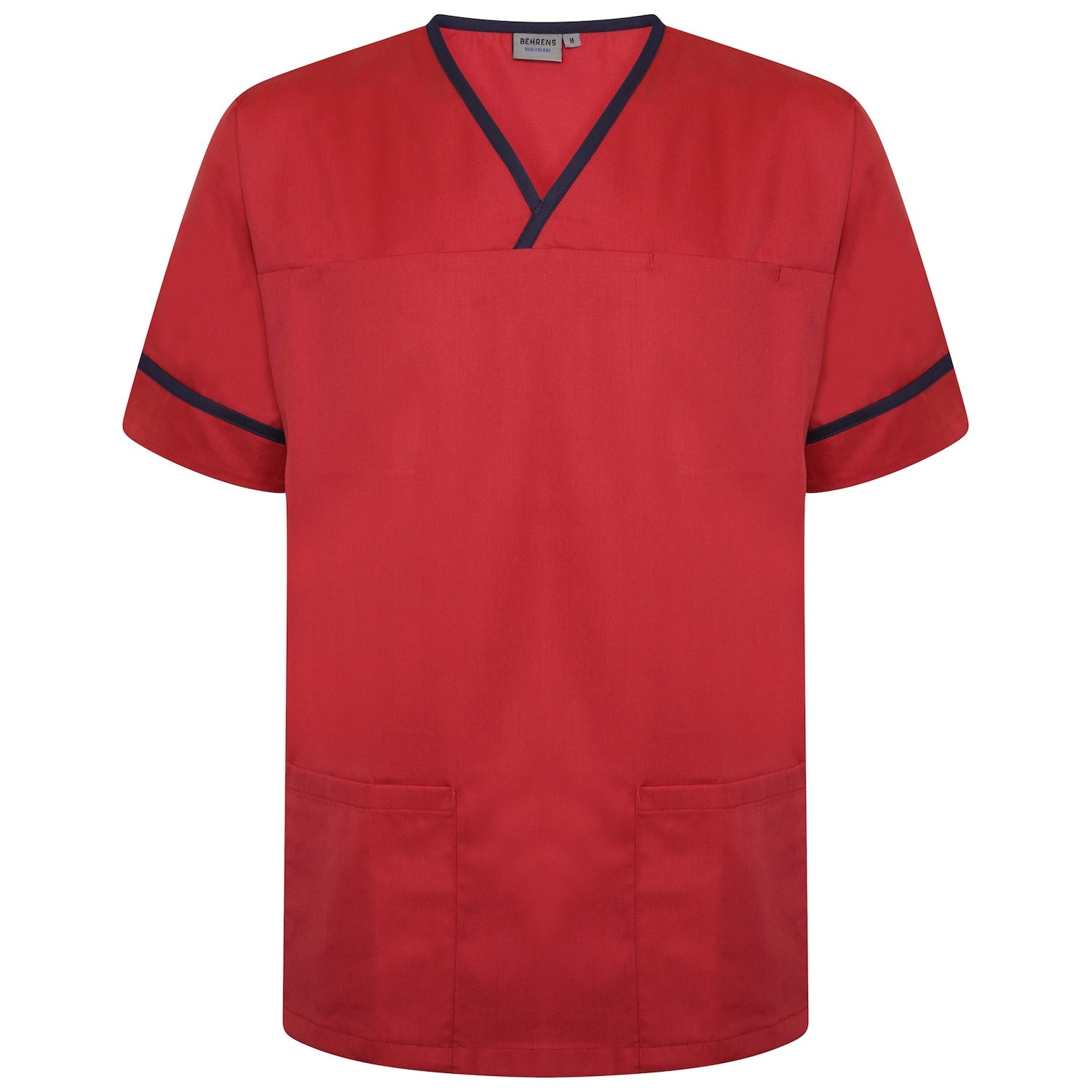 Contrast Trim Smart Scrub Top (6)