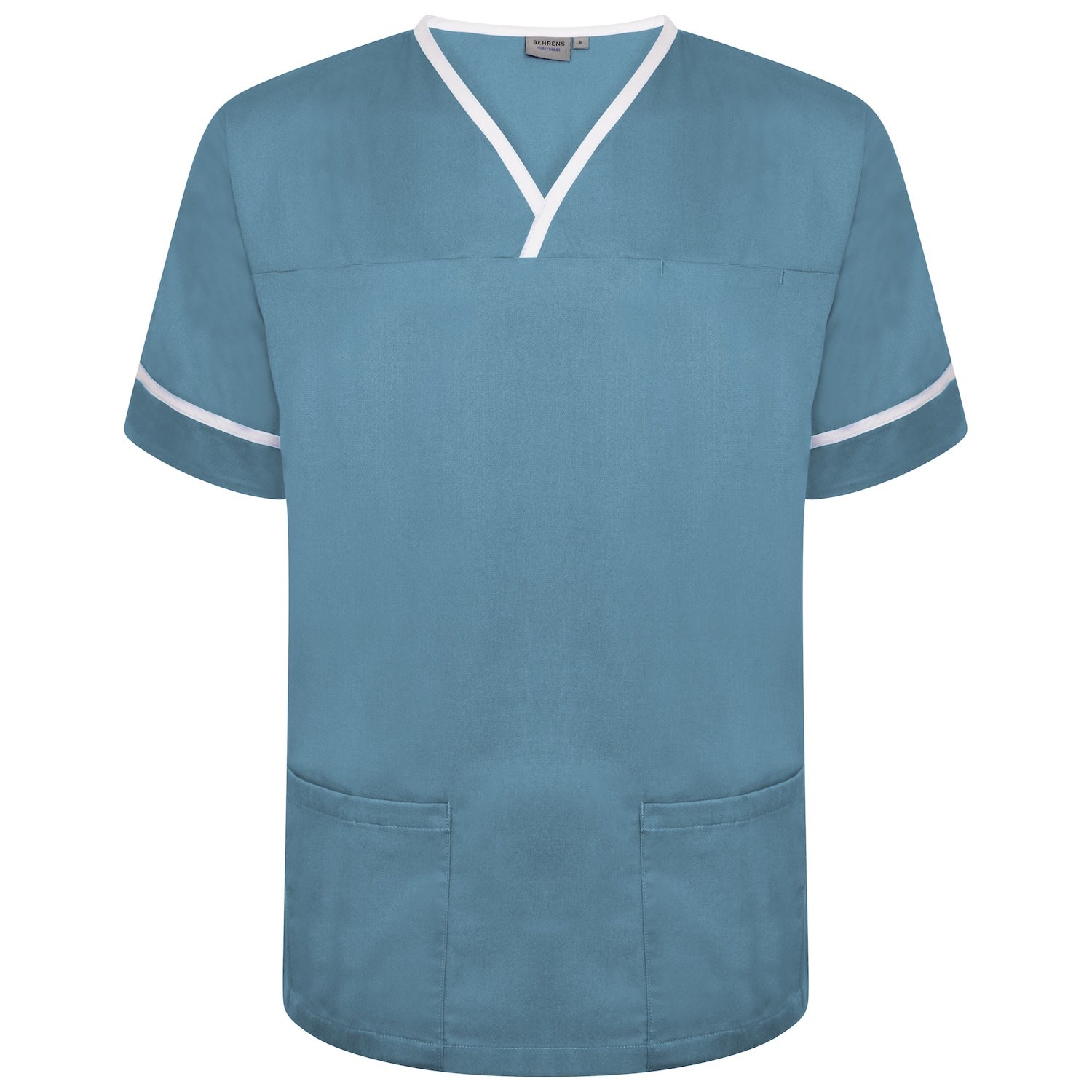 Contrast Trim Smart Scrub Top (3)