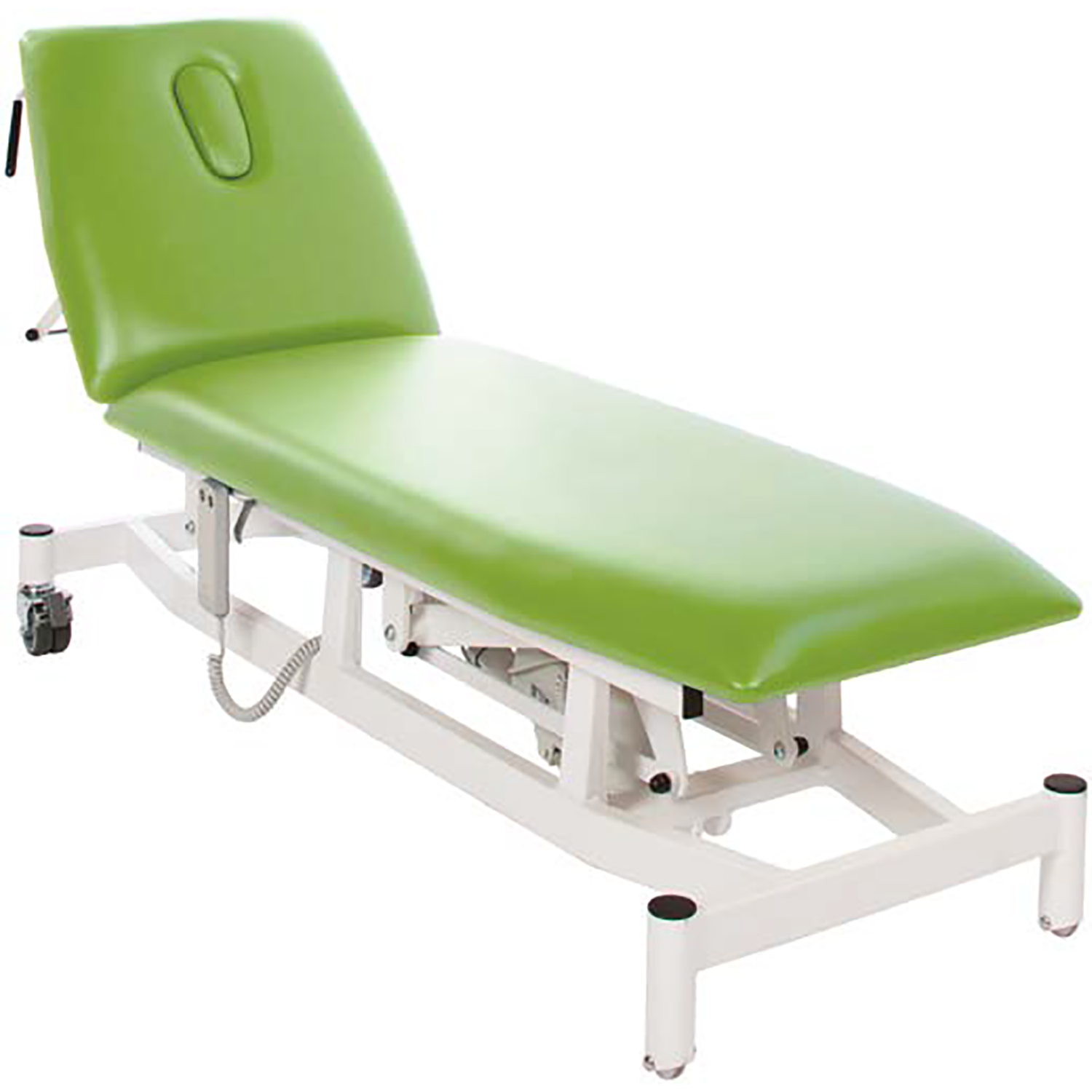 Doherty 2 Section Plinth Electrically Controlled Couch in Apple Green