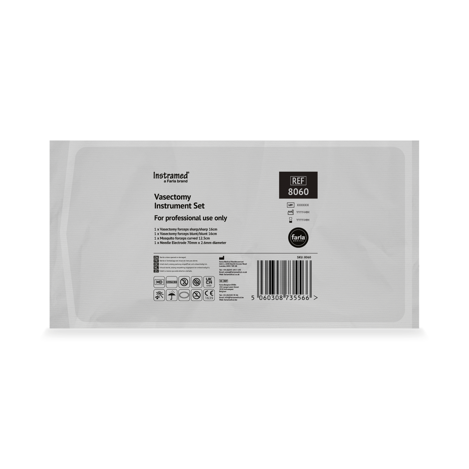 Instramed Vasectomy Instrument Set (4)