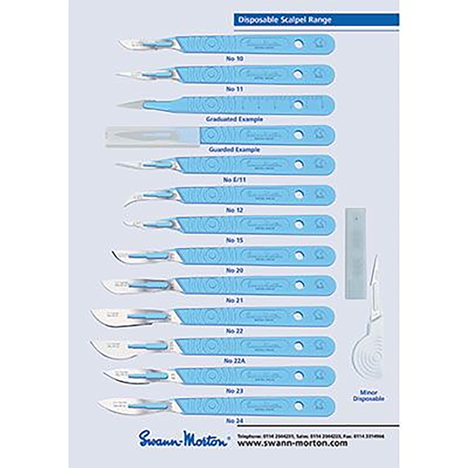 Swann Morton Scalpels | Disposable | Pack of 10