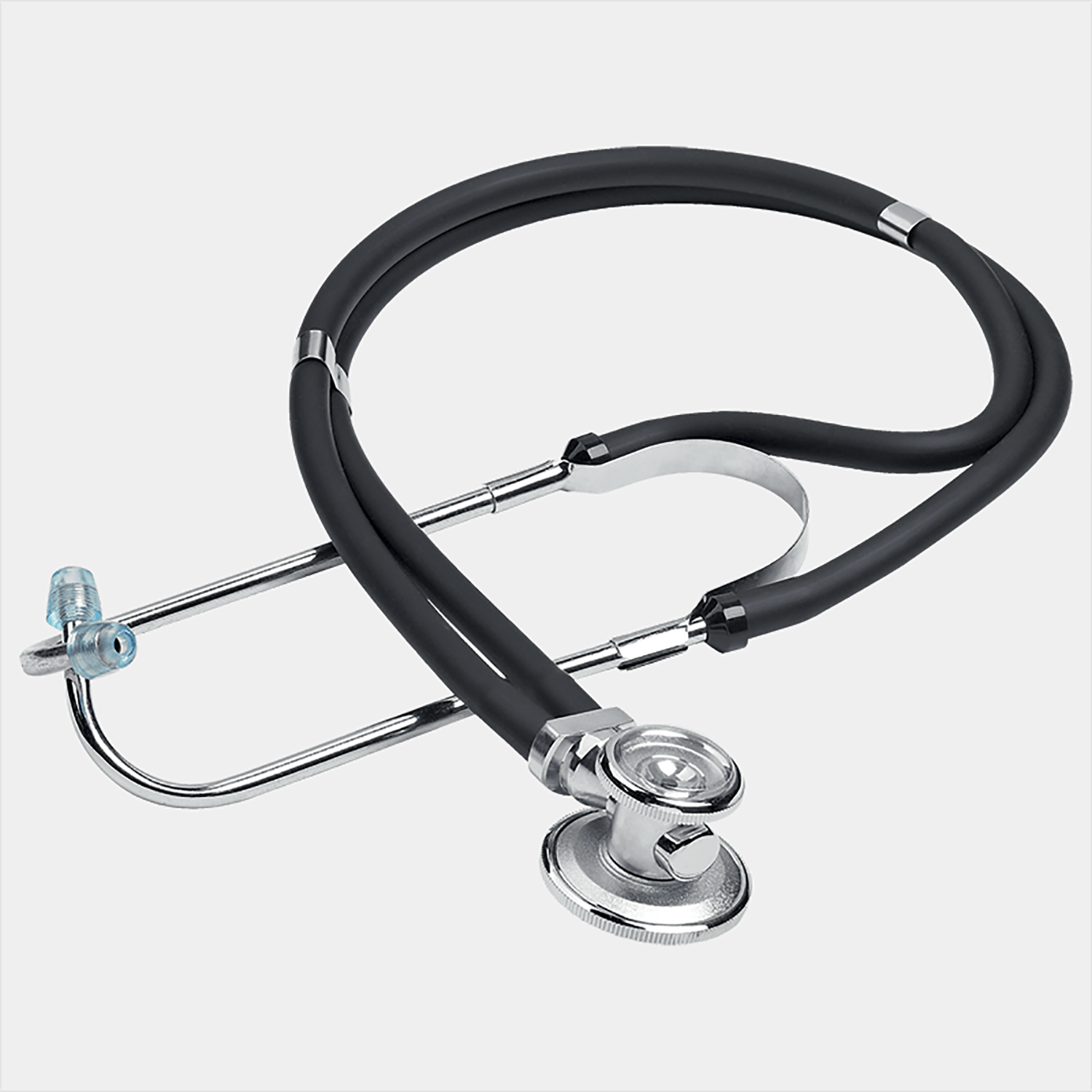 Timesco Twin-Tube Sprague Rappaport Stethoscope | Black