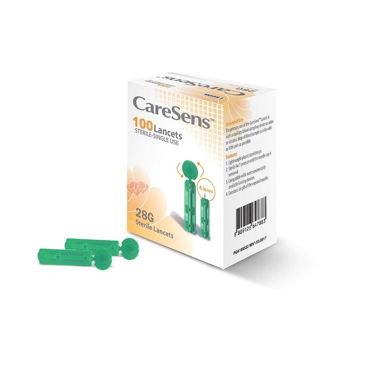 CareSens 28G Lancets