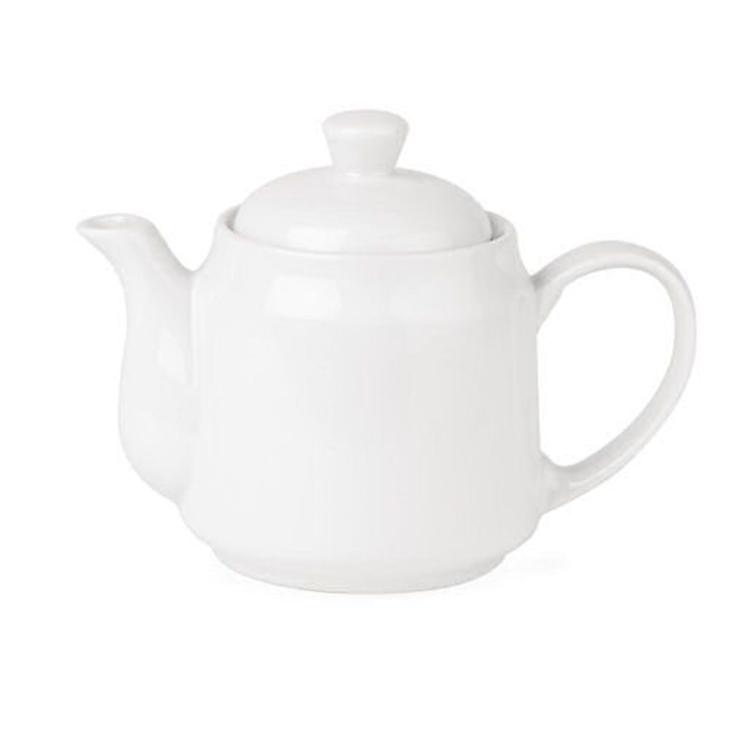 Whiteware Tea/Coffee Pot | 430ml/15.0oz