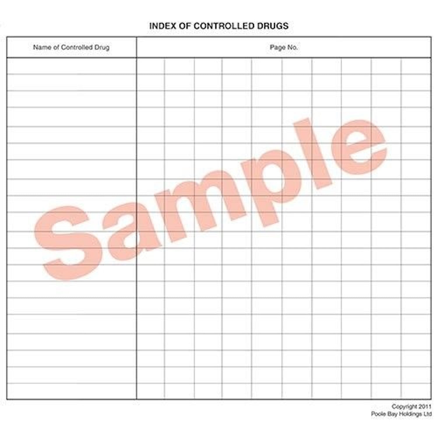 Controlled Drug Recording Book (2)