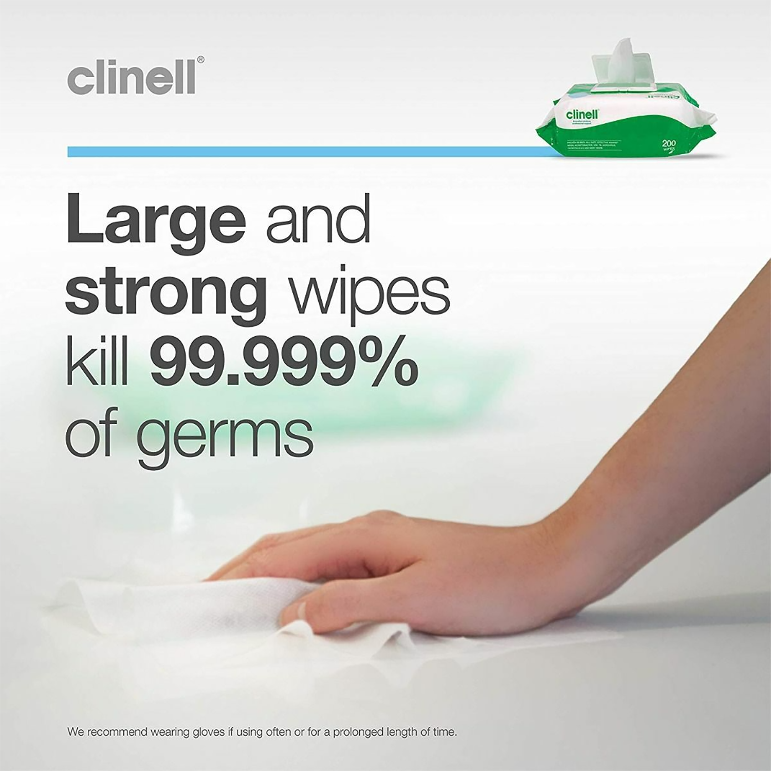 Clinell Universal Sanitising Wipes | Bucket of 225 (5)