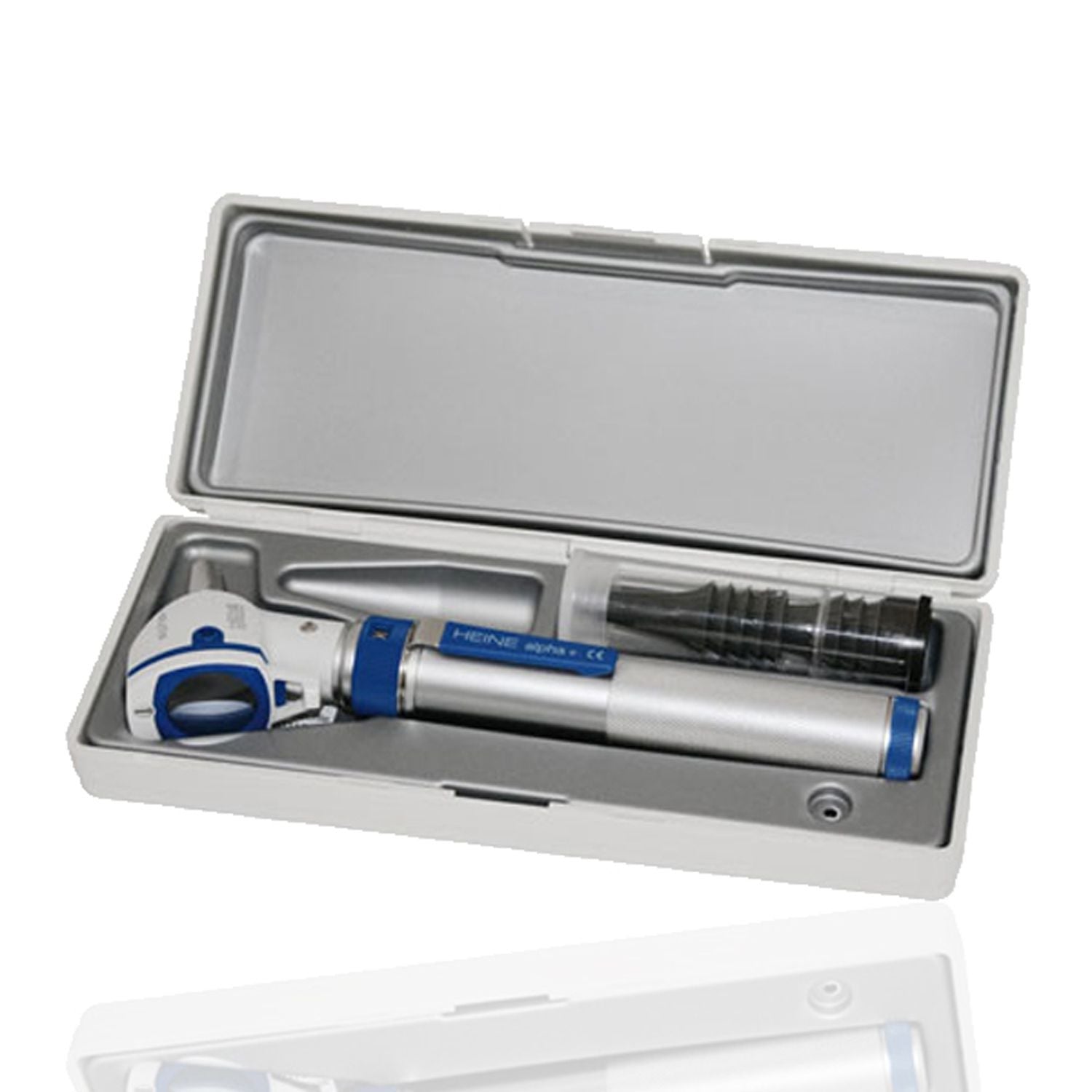 HEINE Mini 3000 DI Otoscope In White Hard Case (AA Battery)