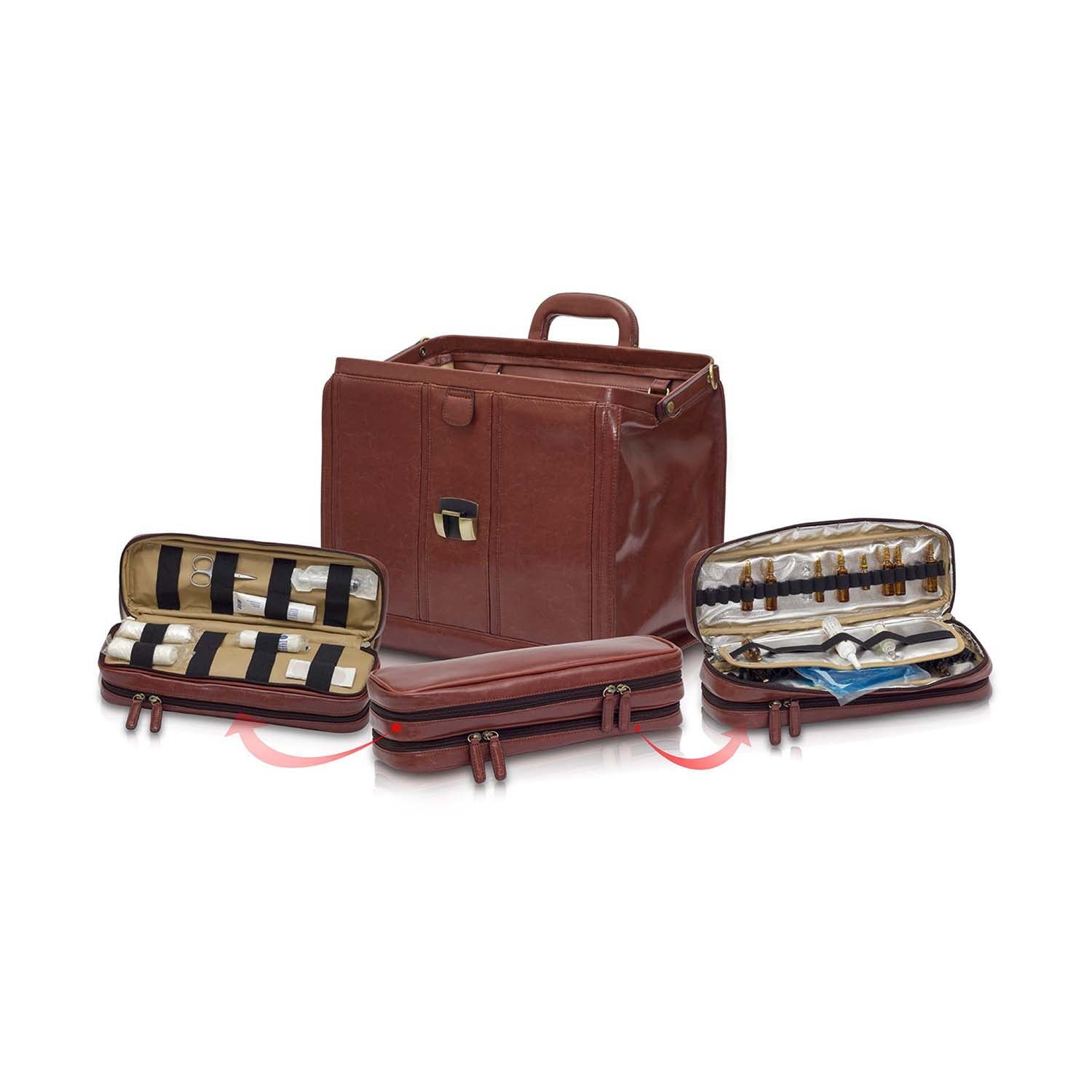 Doctor's Traditional Medical Case | Brown Leather (7)