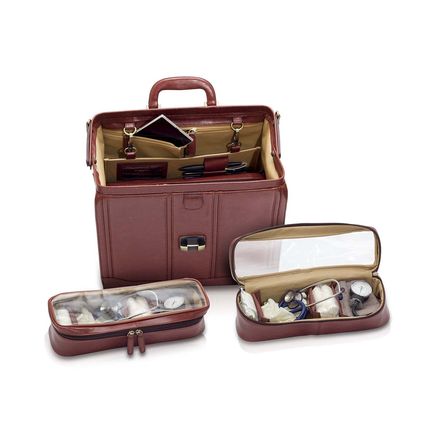 Doctor's Traditional Medical Case | Brown Leather (8)