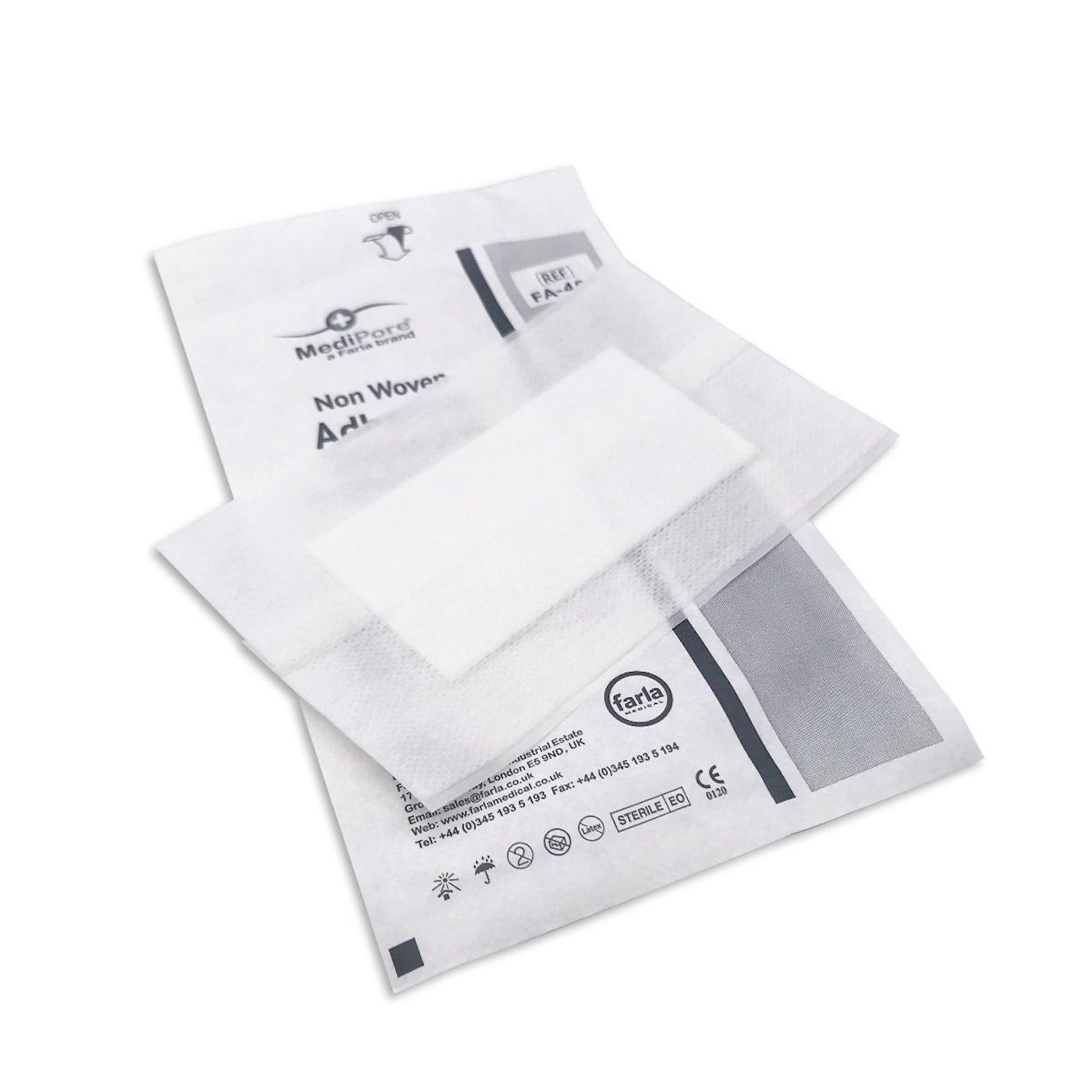 MediRange Adhesive Dressing | 9 x 15cm | Non Woven | Low Adherent | Pack of 50 (1)