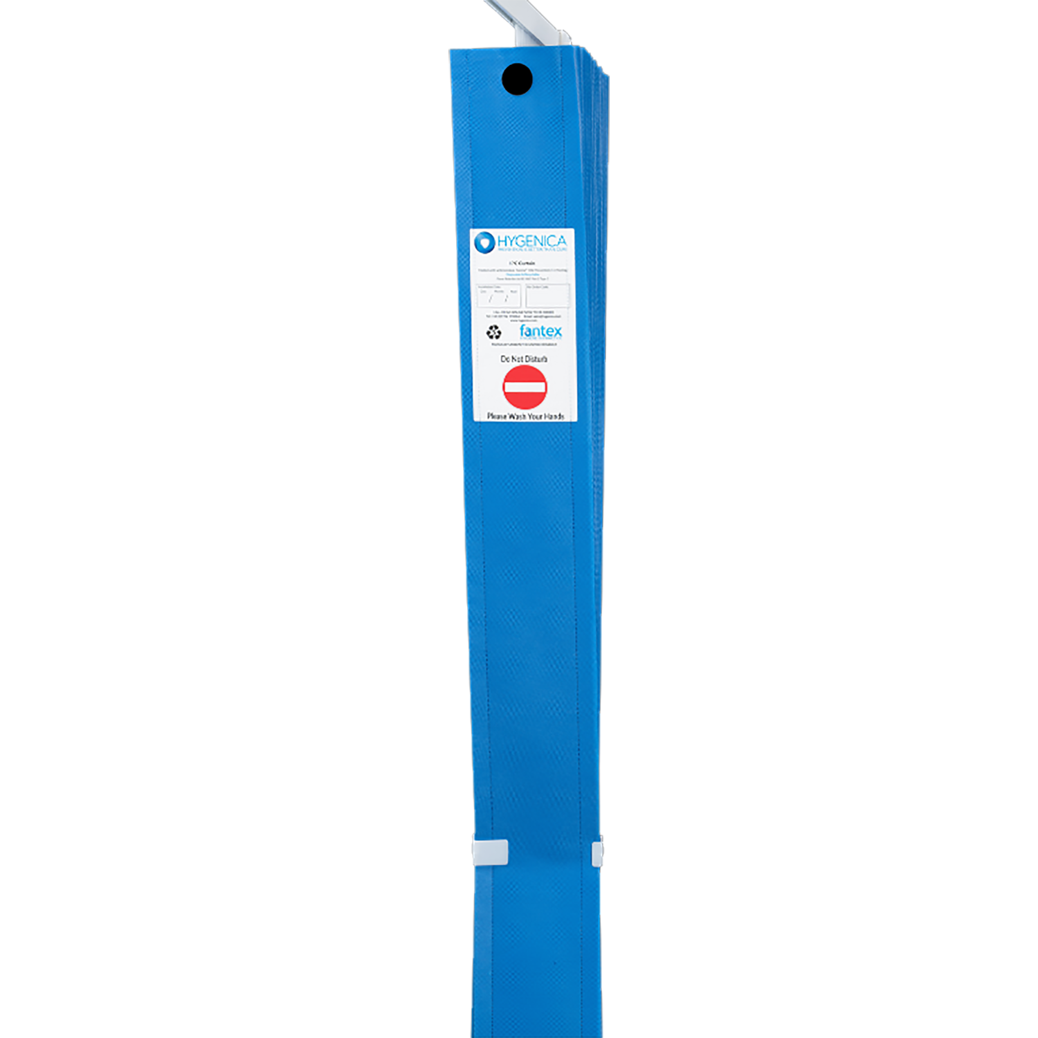 Fantex Disposable Curtains | Standard | Easy Fit | Light Blue | Single (1)