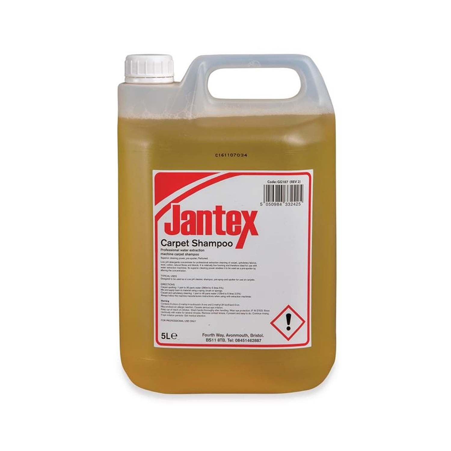 Carpet Shampoo | Jantex | 5 Litre