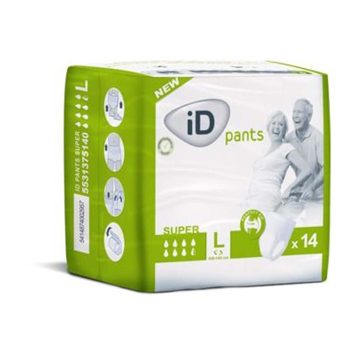 iD Pants Super | Large | Pack of 72