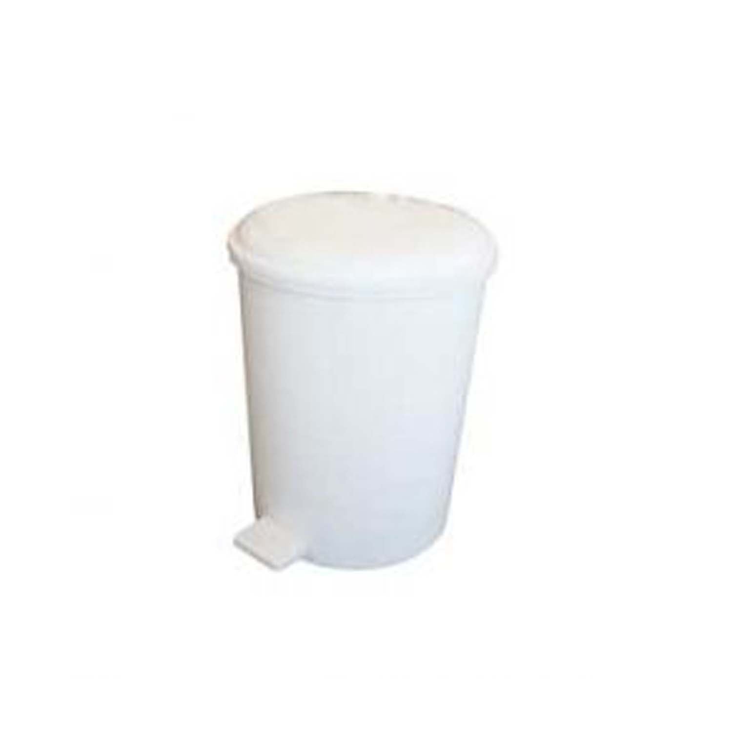 Pedal Bin | 6L | Plastic | White | Pack of 6