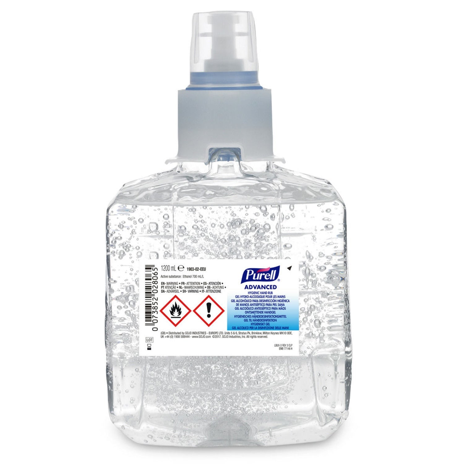Purell Advanced Hygienic Hand Rub Touch Free LTX Refill | 1.2L (3)