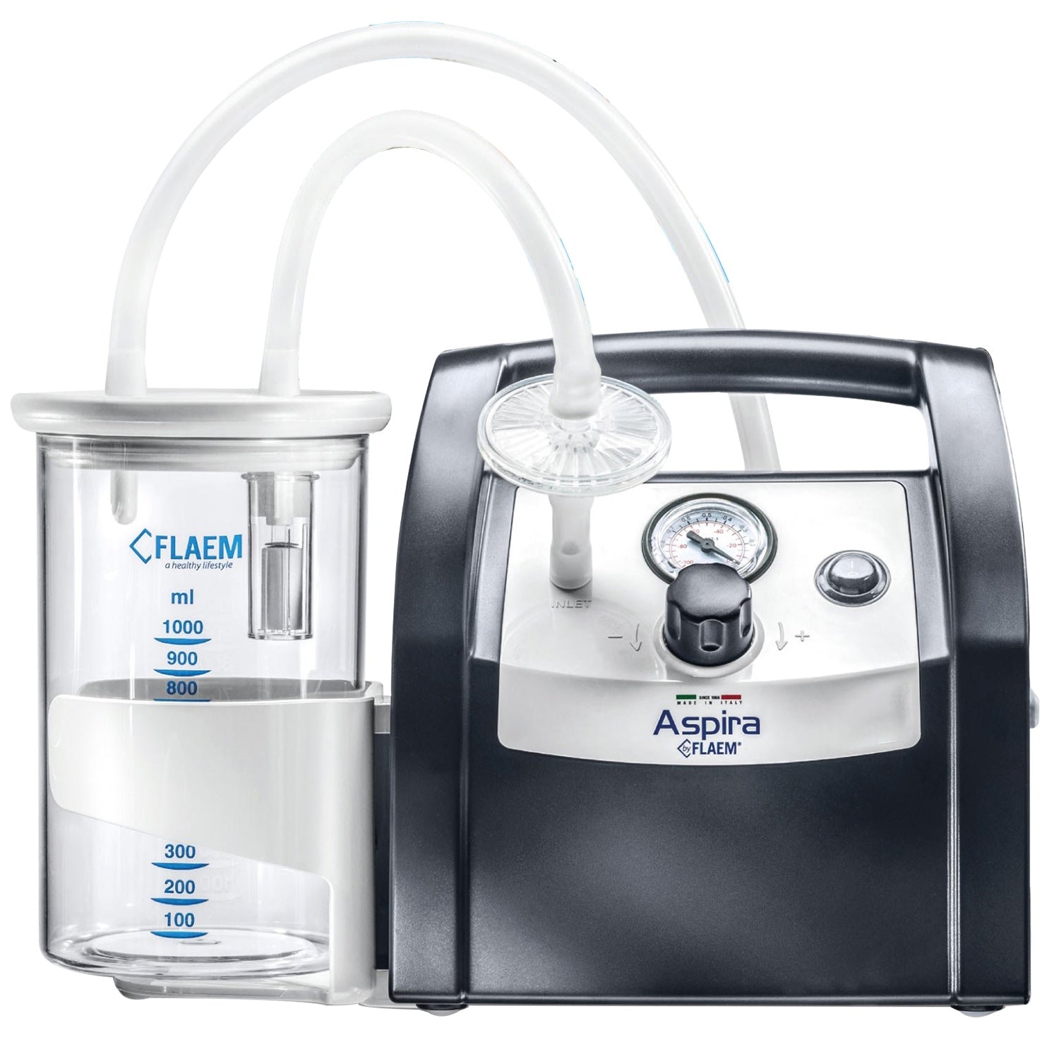 Aspira Plus Aspirator with Double Pump, Bottle & 2 Liners (1)