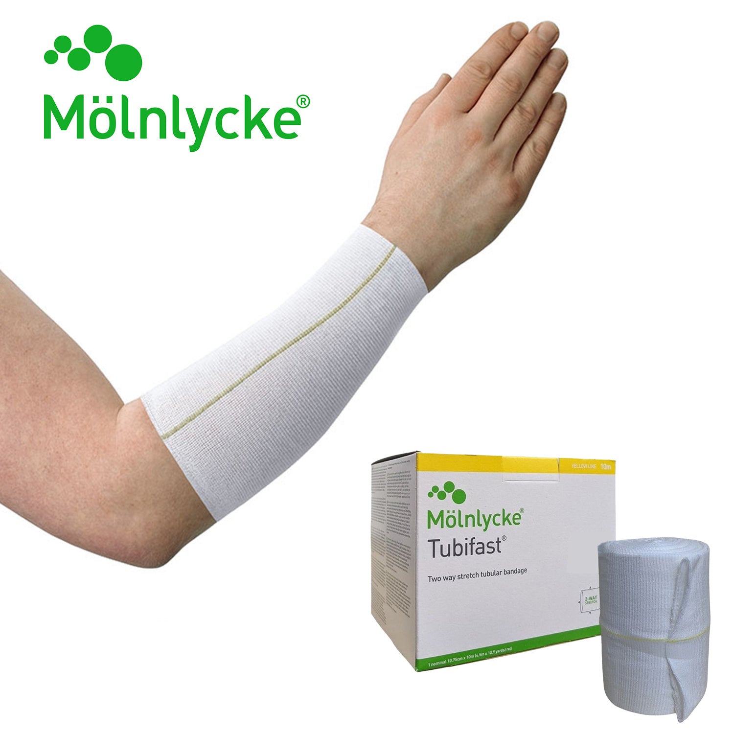 tubifast handschuhe Tubifast 2-Way Stretch | Yellow | 10.75cm x 3m