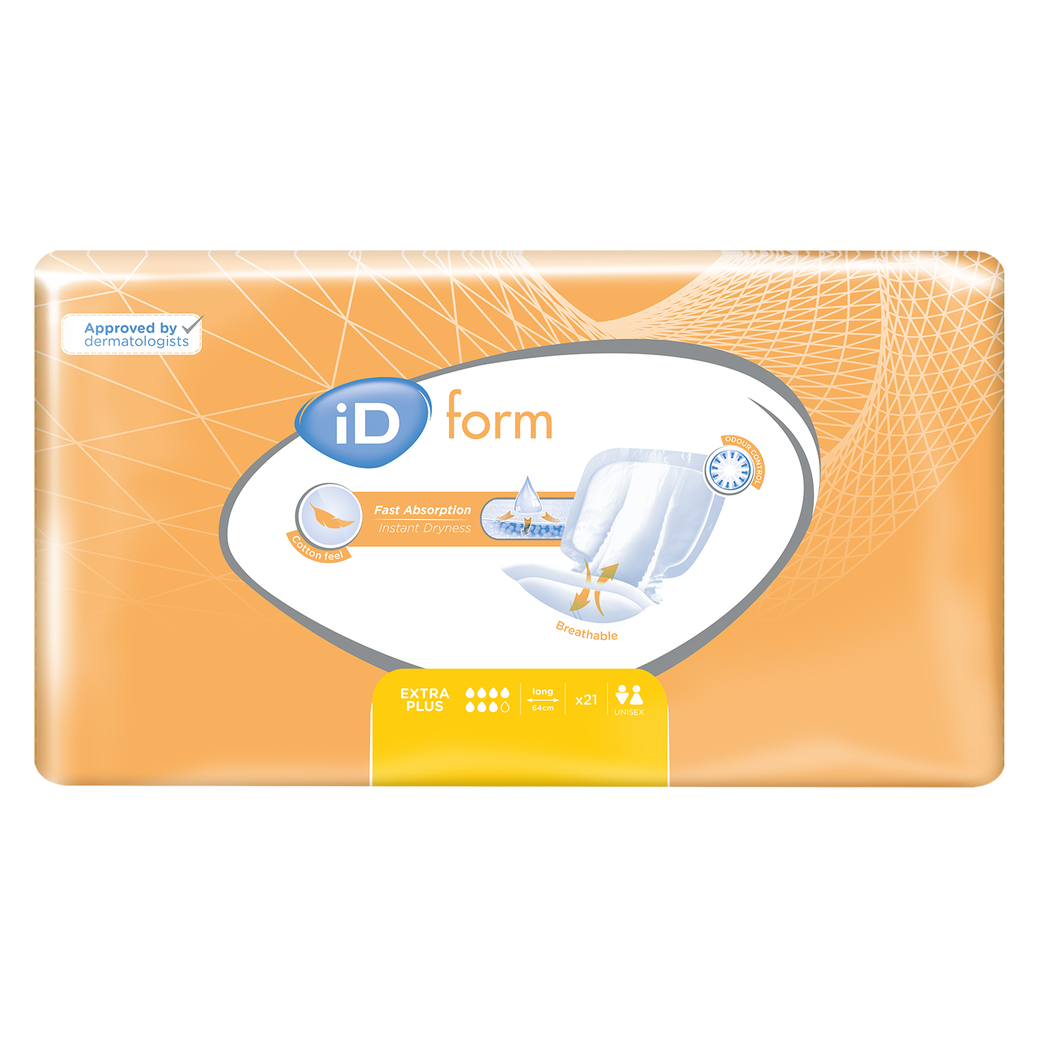 iD Form Extra Plus | Long | Case of 8 Packs (21 Pieces / Pack) (1)